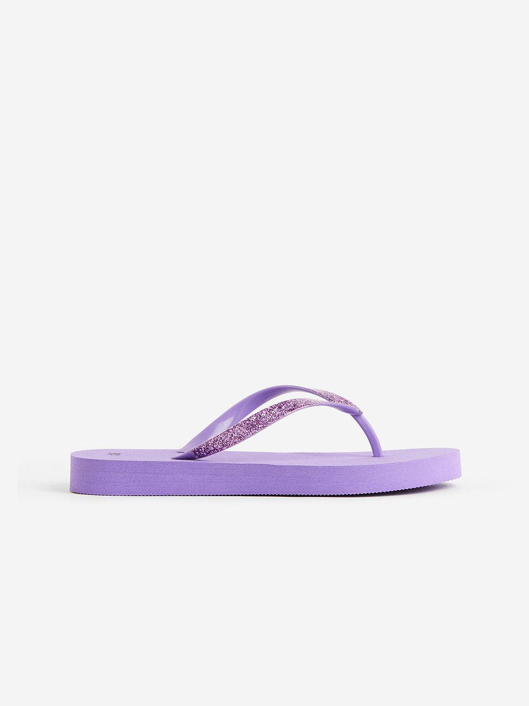 h&m women embellished flip flops