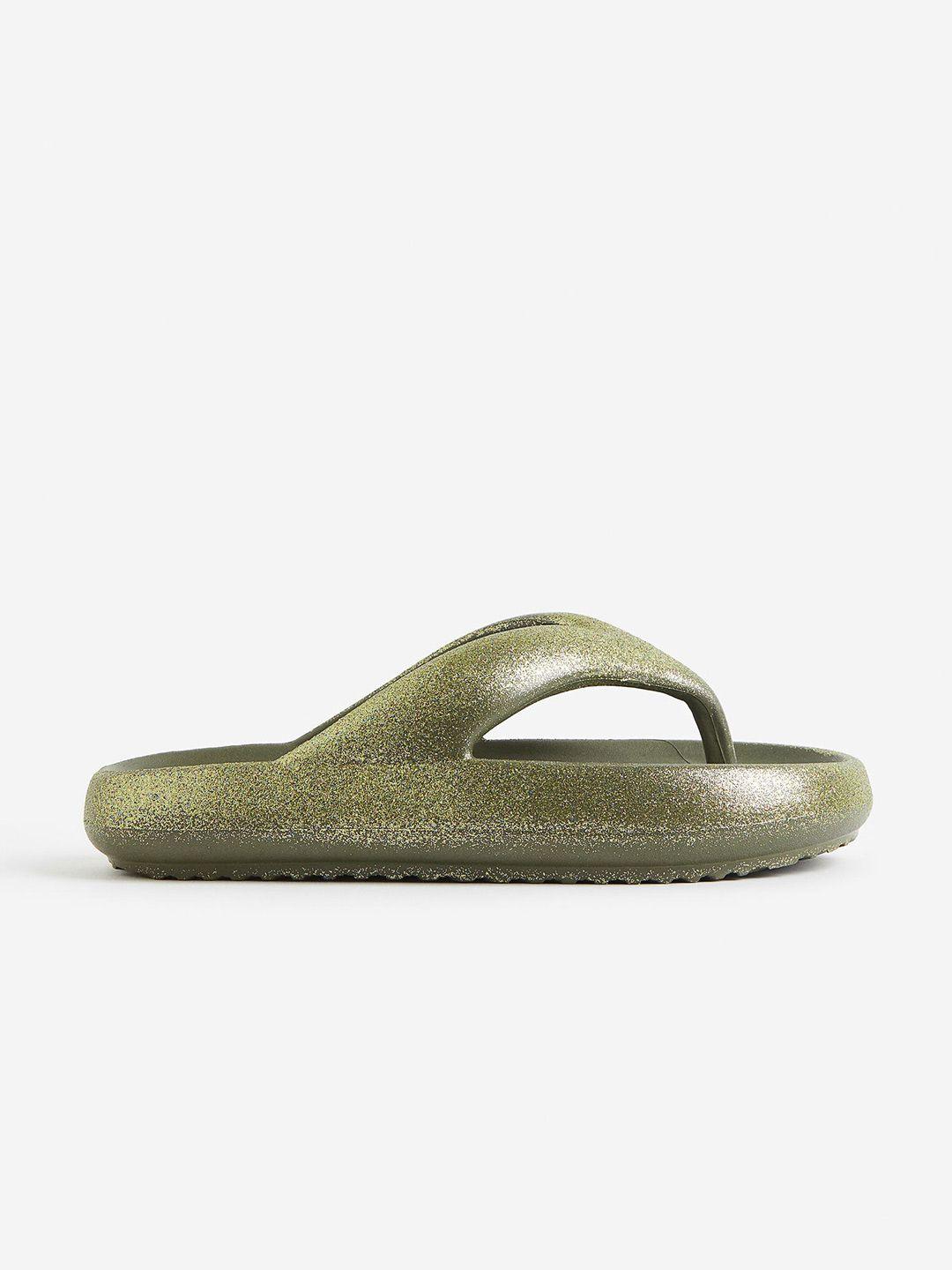 h&m women embellished flip flops