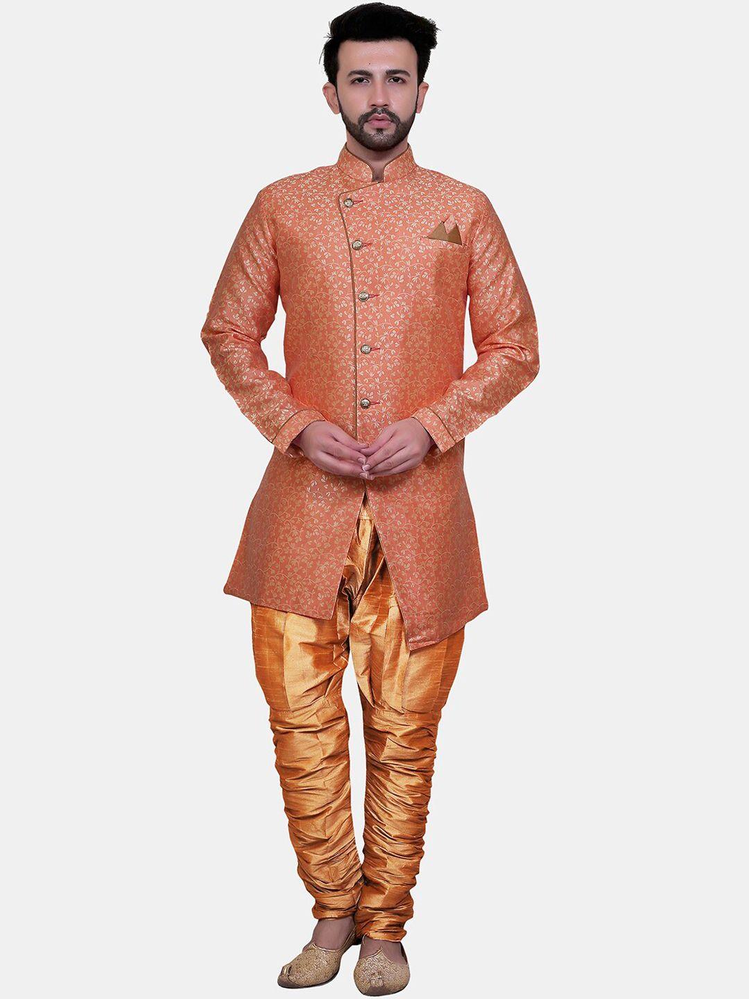 avaeta floral printed sherwani set