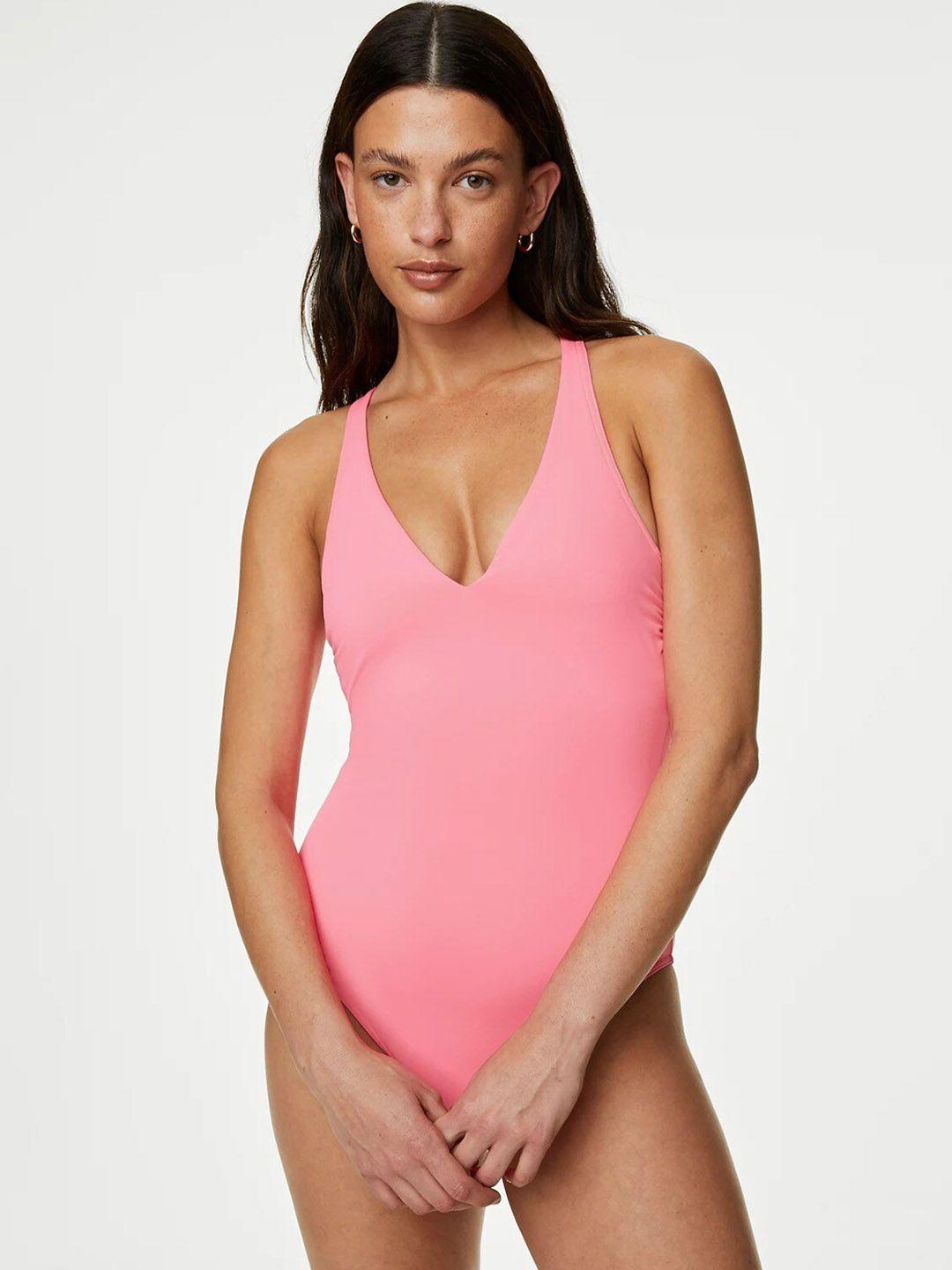 marks & spencer plunge tie back bodysuit