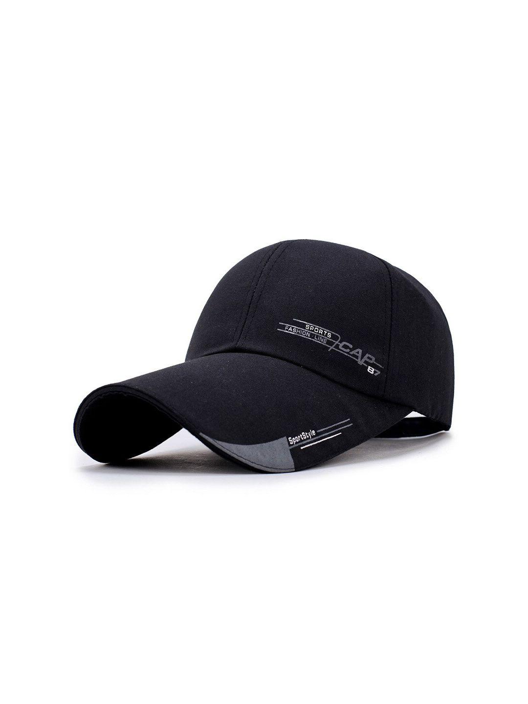 alexvyan men black printed baseball cap