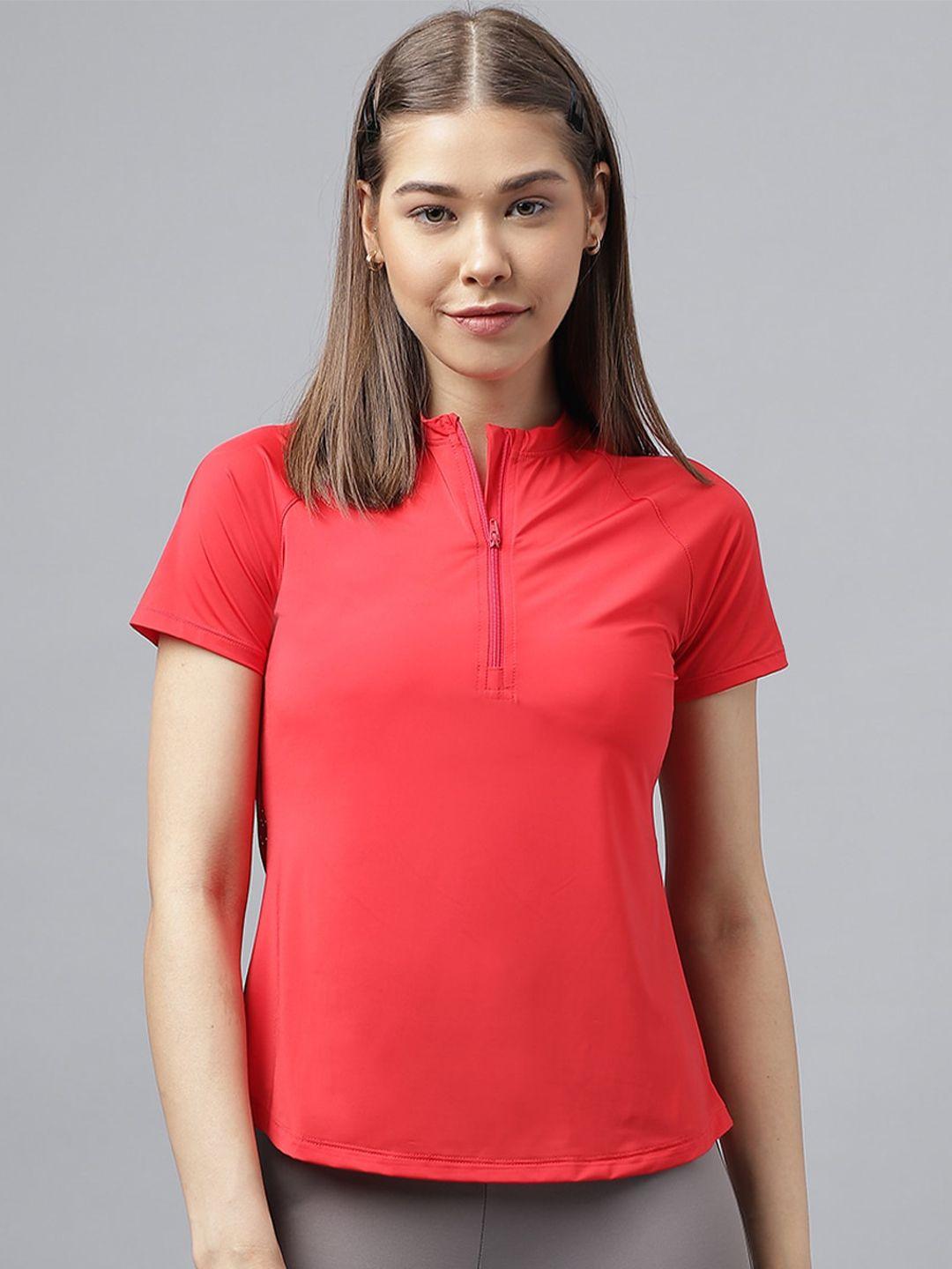 fitkin anti odour high neck relaxed fit t-shirt