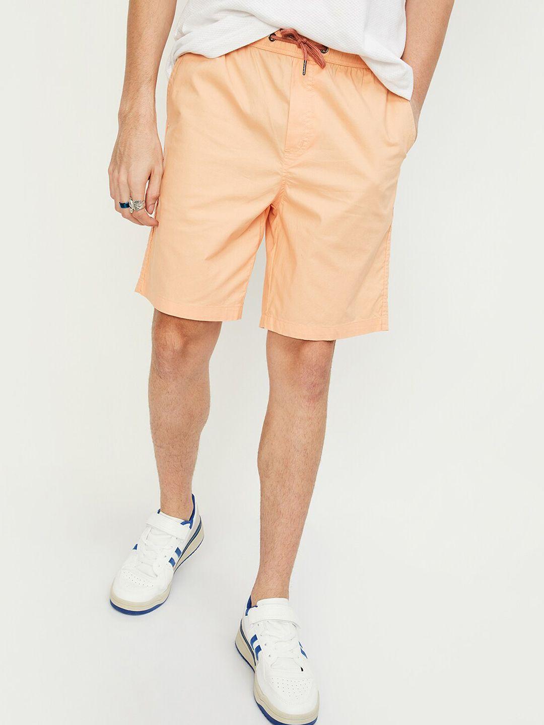 max men mid-rise shorts