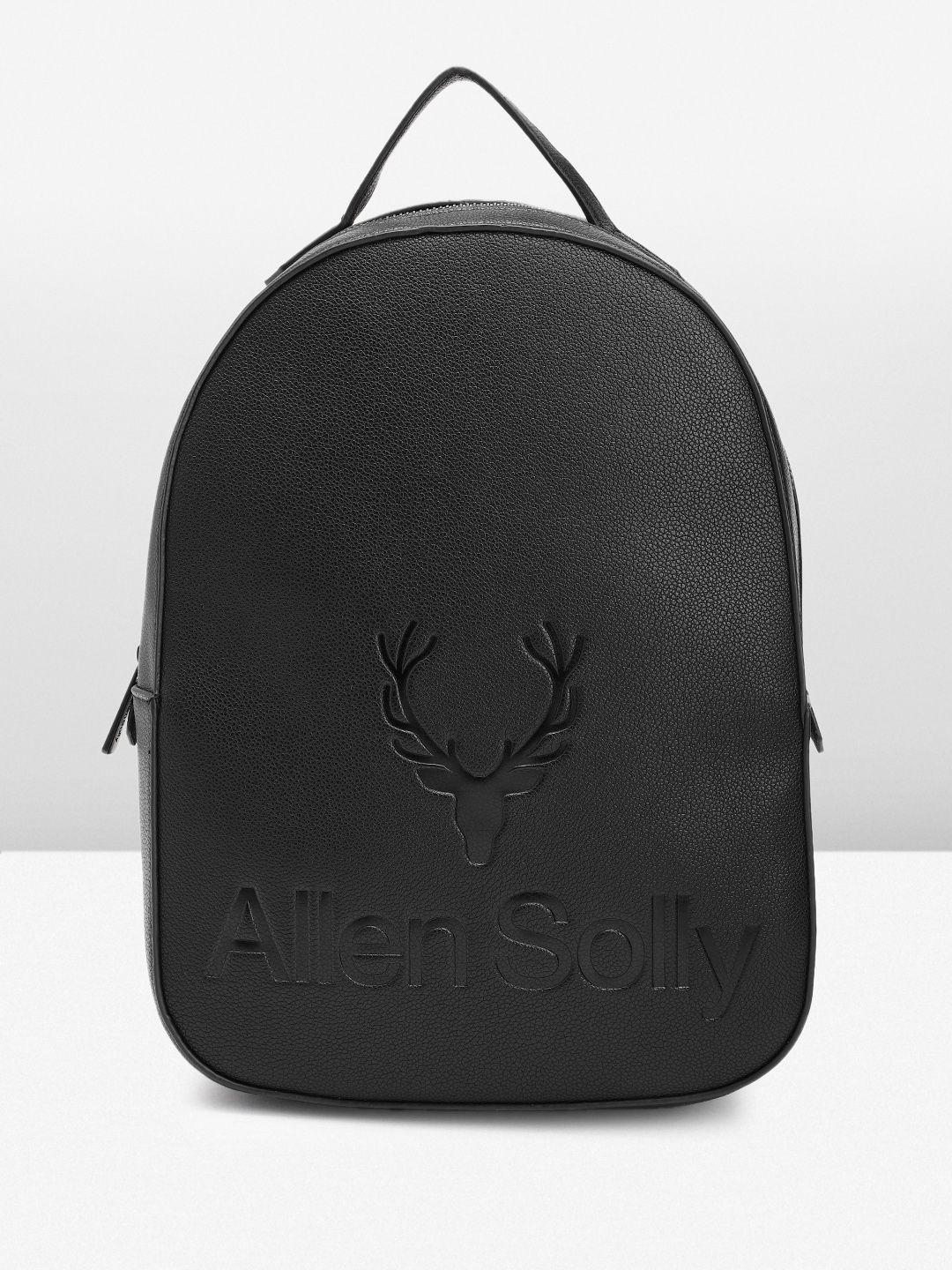 allen solly women brand logo debossed small backpack