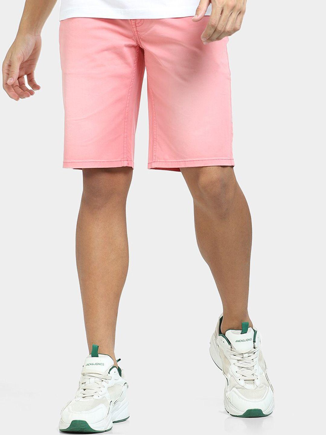 jack & jones men mid-rise cotton shorts