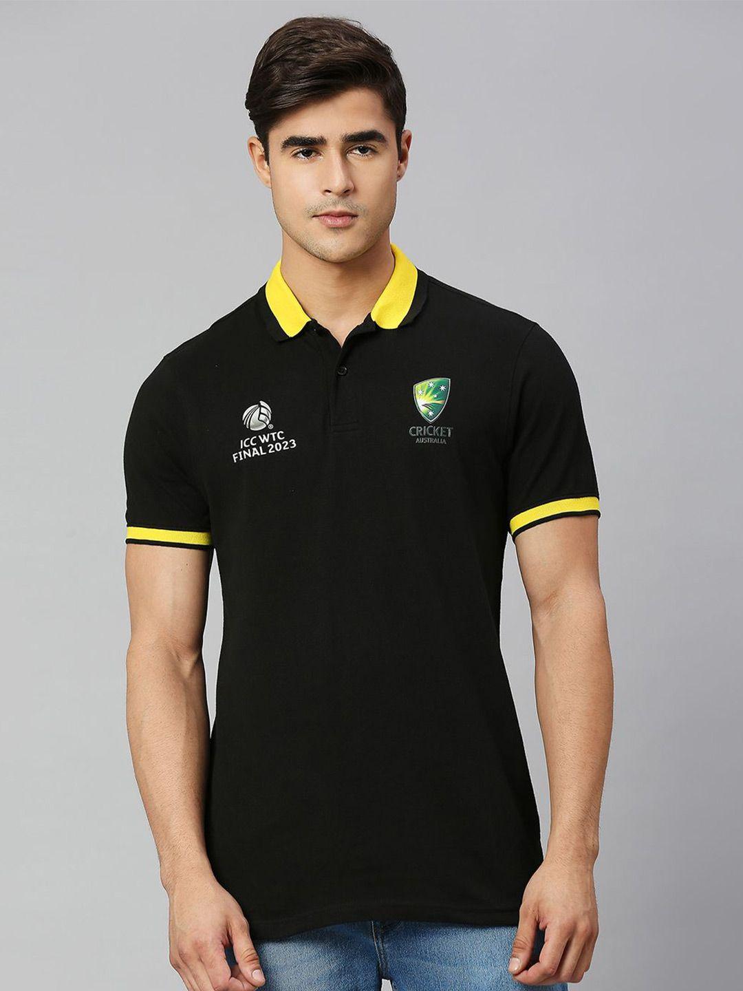 fancode icc test world cup men polo collar bio finish t-shirt