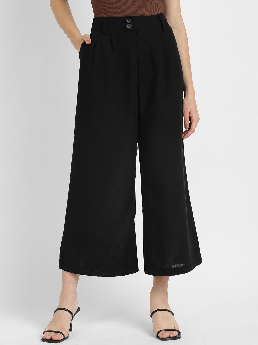 alcott women loose fit high-rise trousers