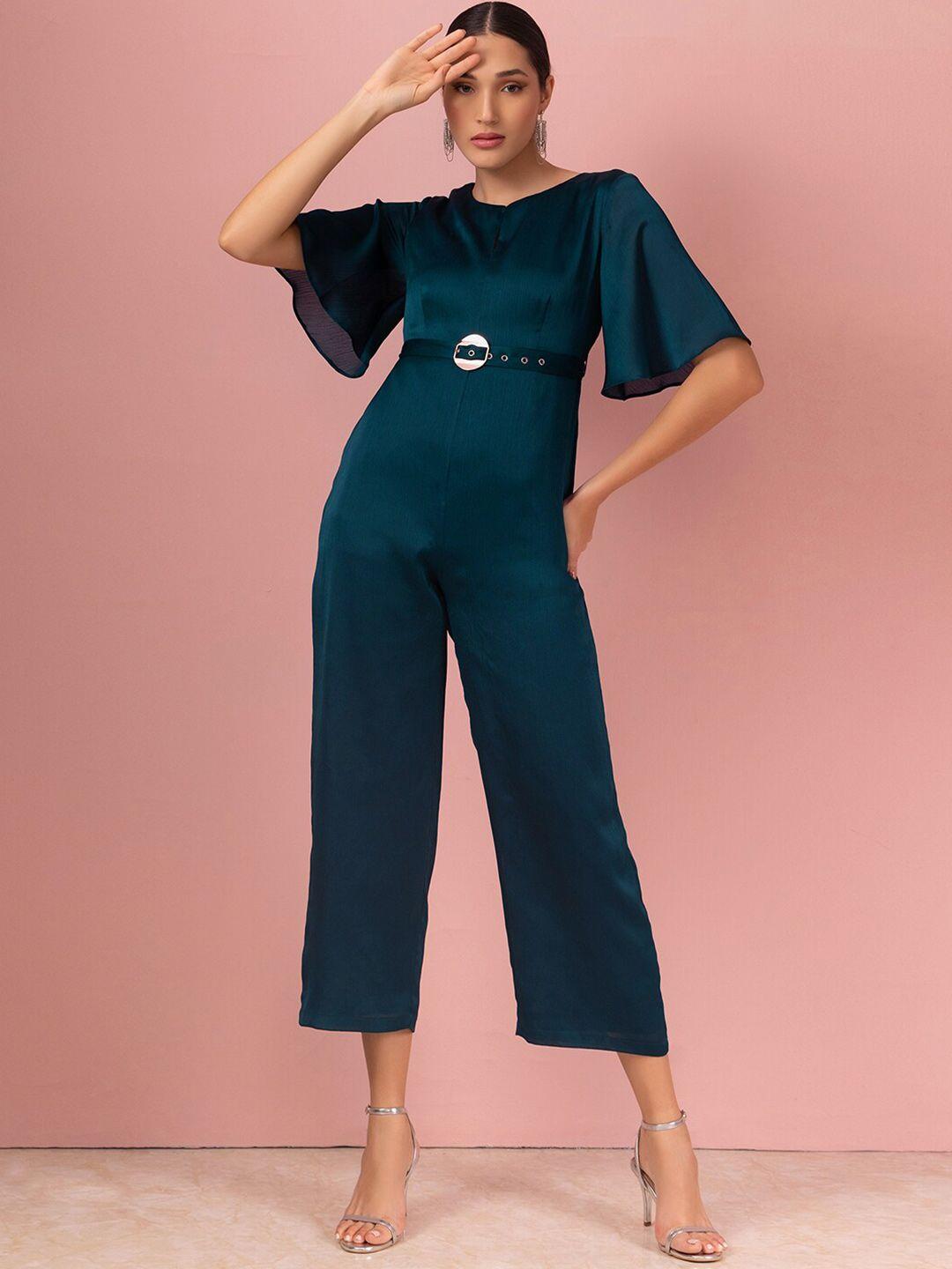 faballey green basic jumpsuit