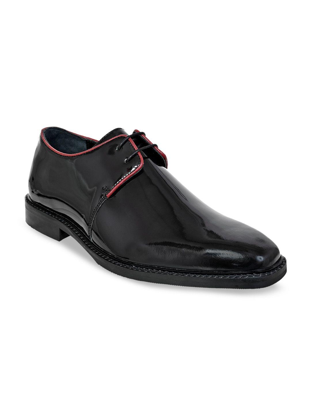 hx london patent leather formal derbys