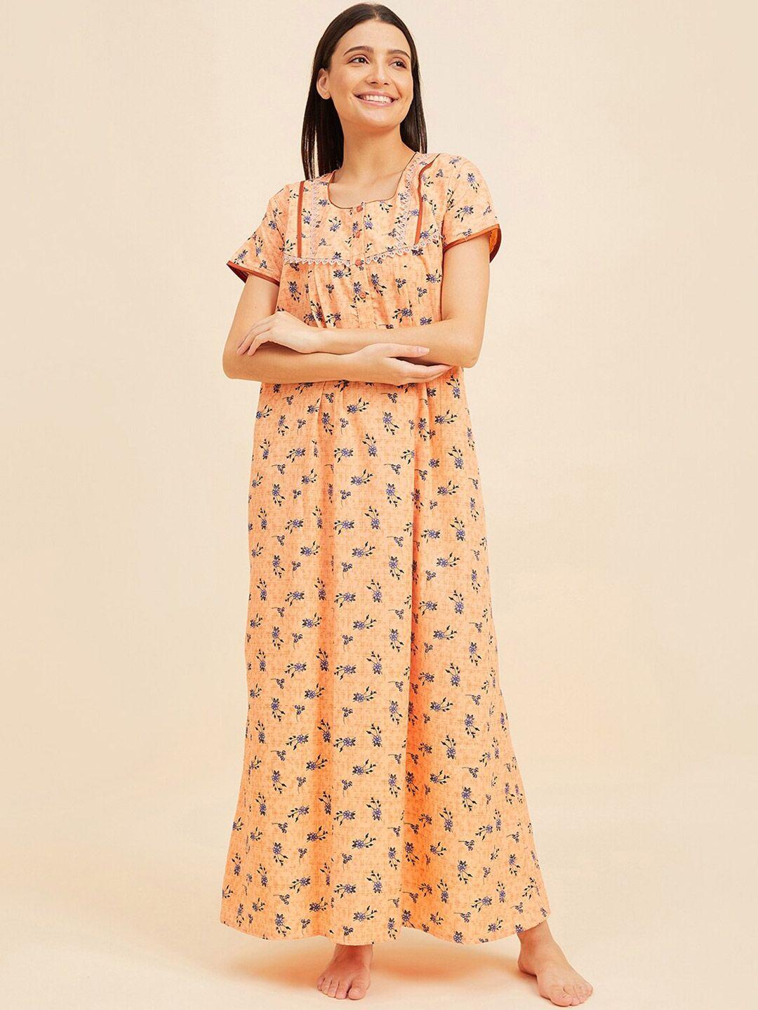 sweet dreams printed maxi nightdress