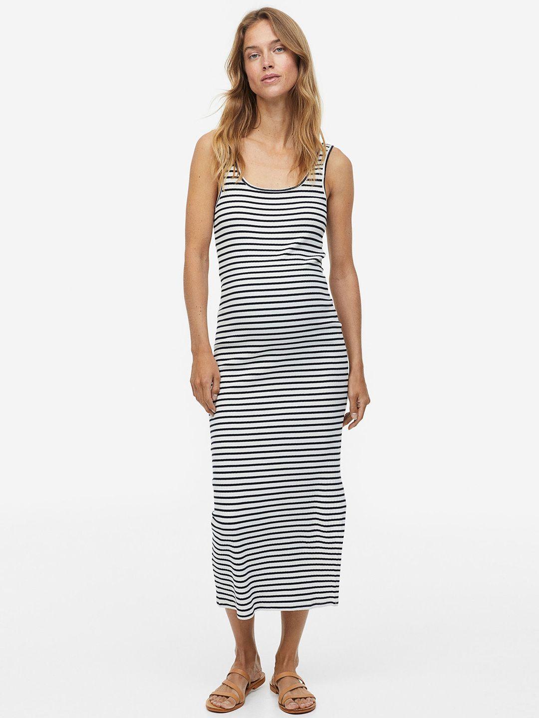 h&m mama ribbed sleeveless dress