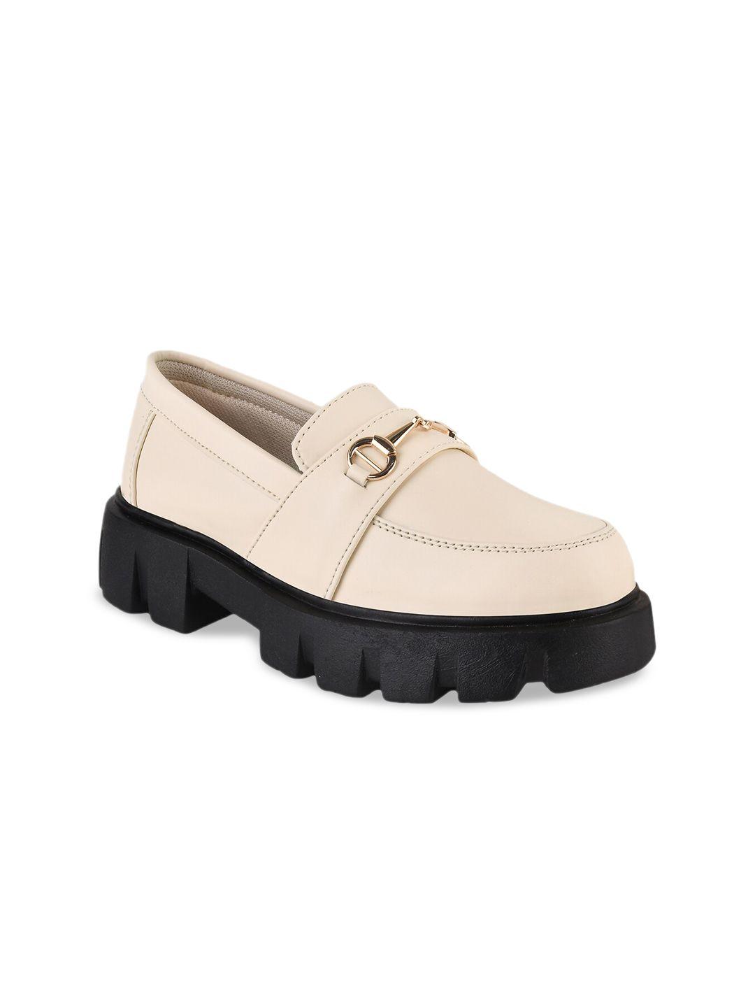 shoetopia women cream-coloured monks