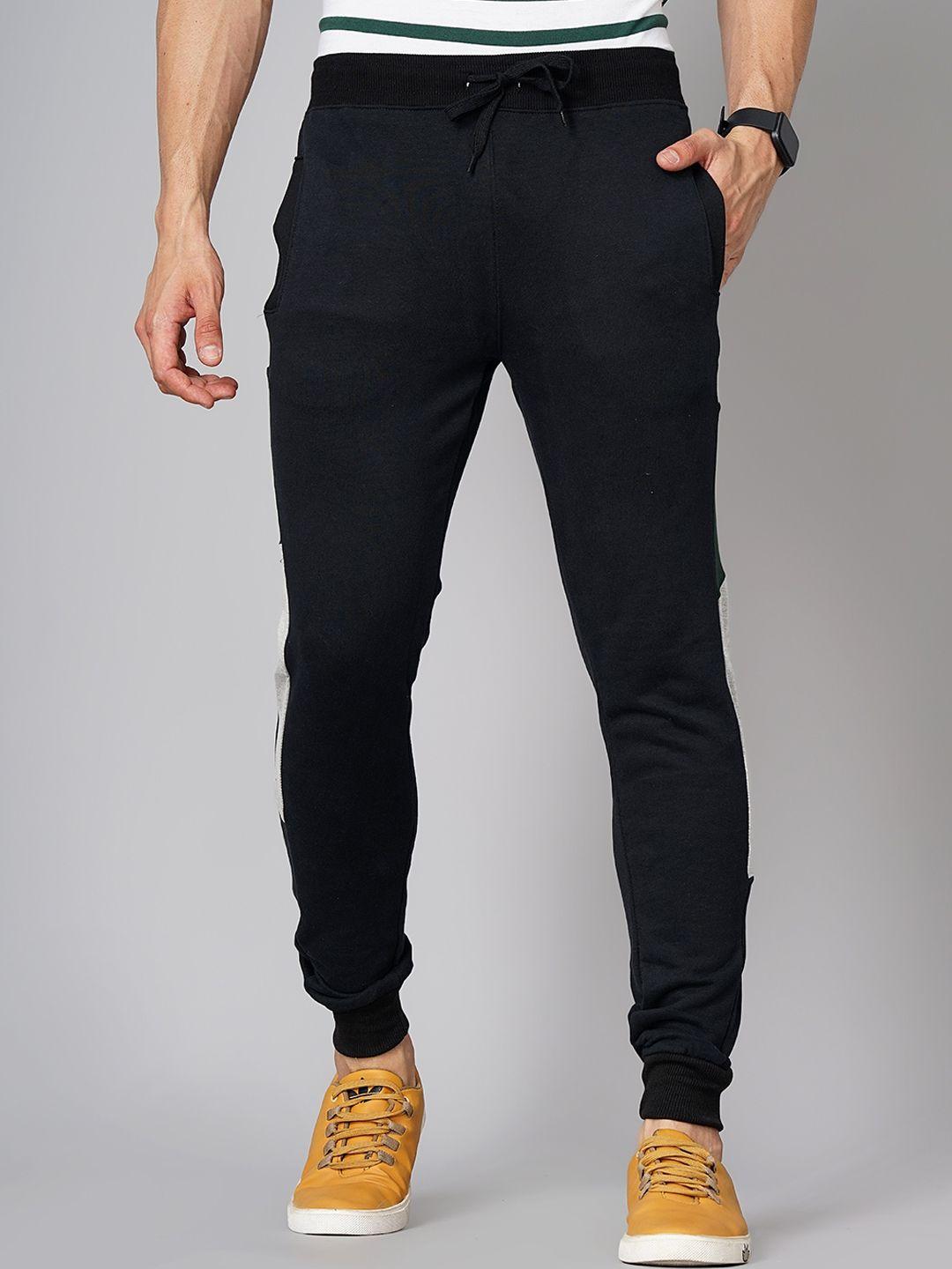 madsto men cotton slim fit sports joggers