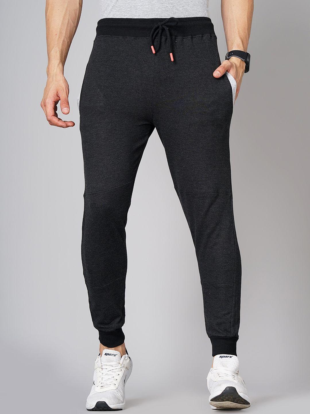 madsto men cotton slim fit sports joggers