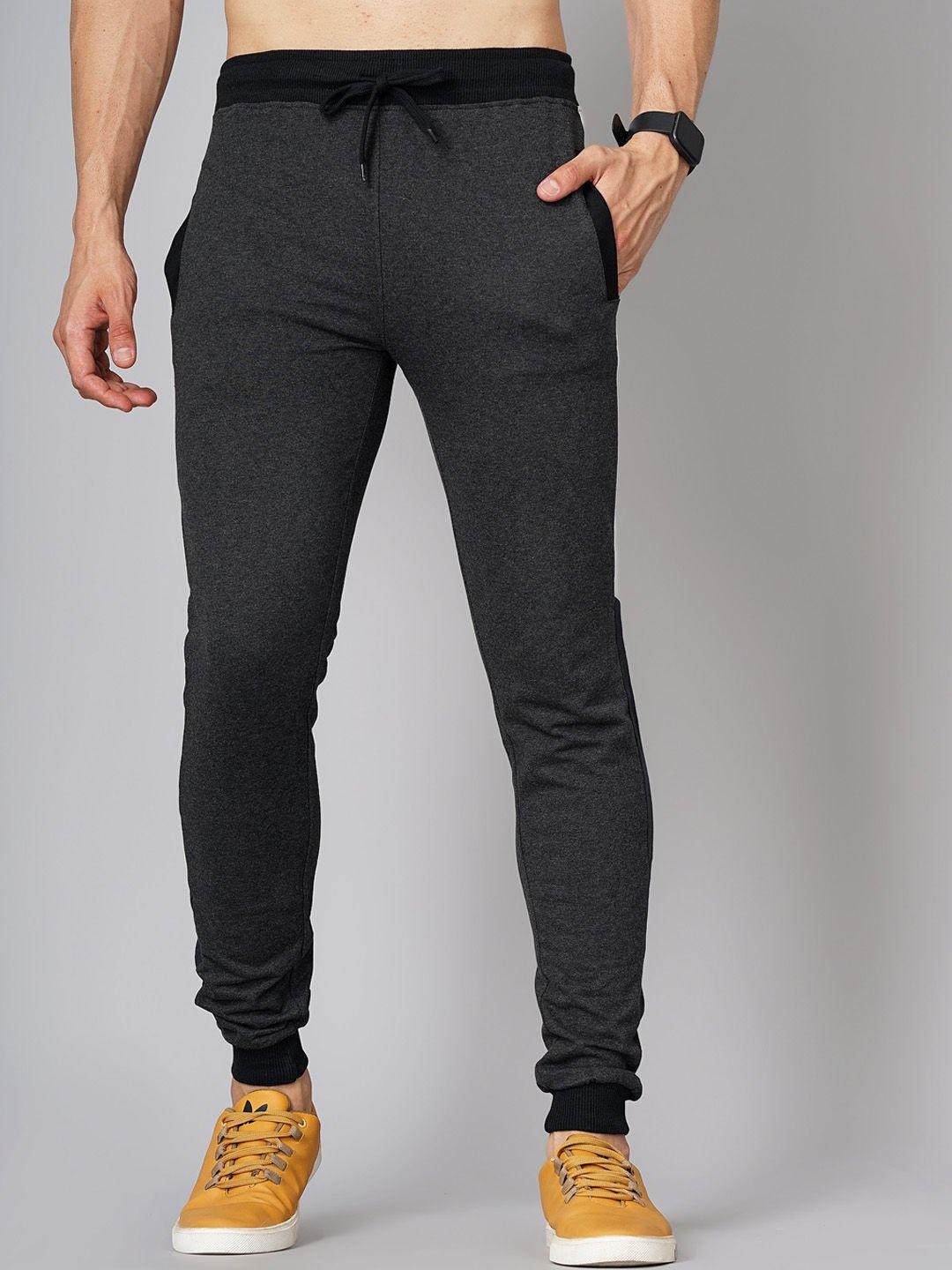 madsto men cotton slim fit sports joggers