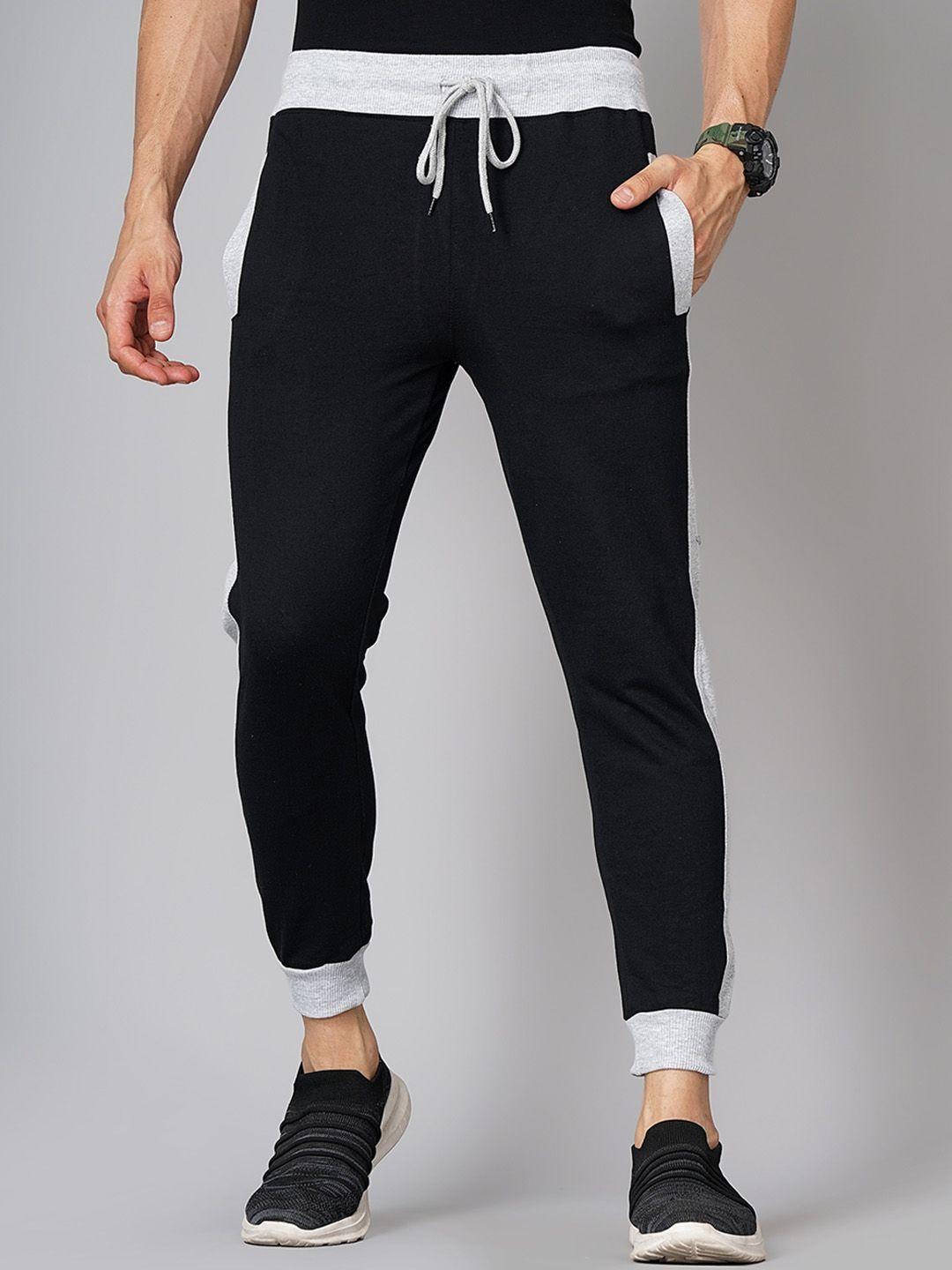 madsto men cotton slim fit sports joggers