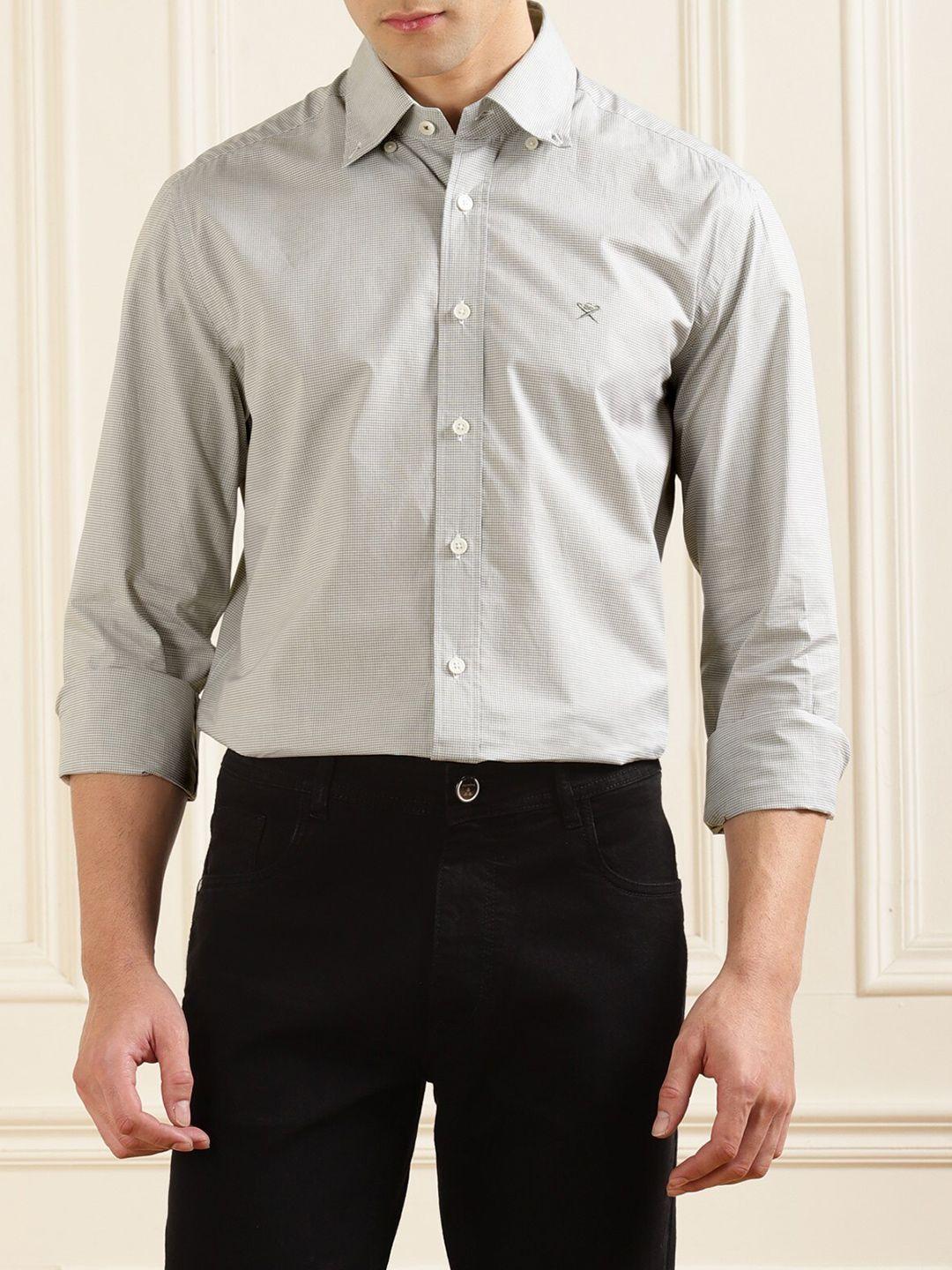 hackett london spread collar cotton casual shirt