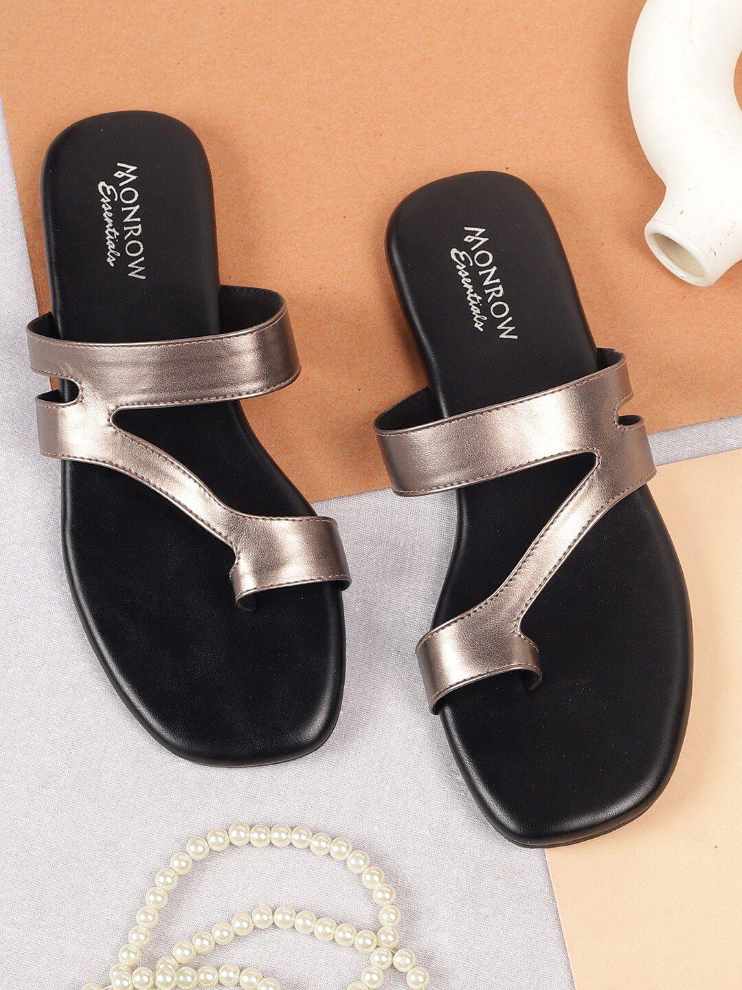 monrow isabel open one toe flats