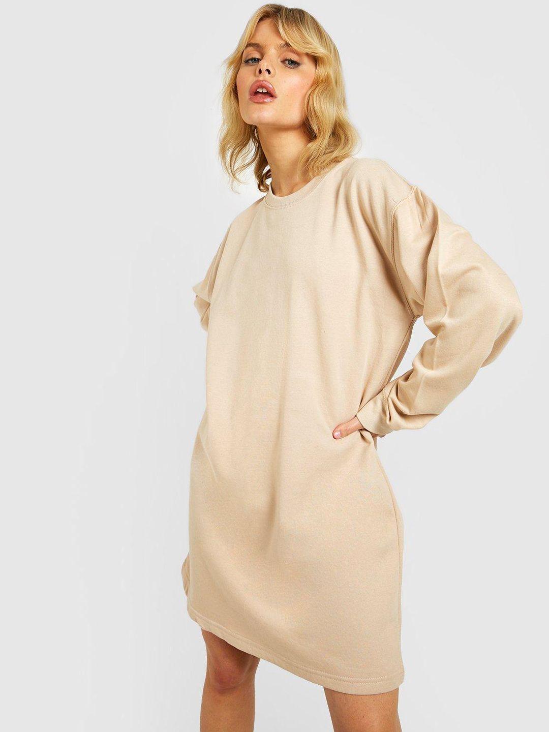 boohoo oversized sweat dress