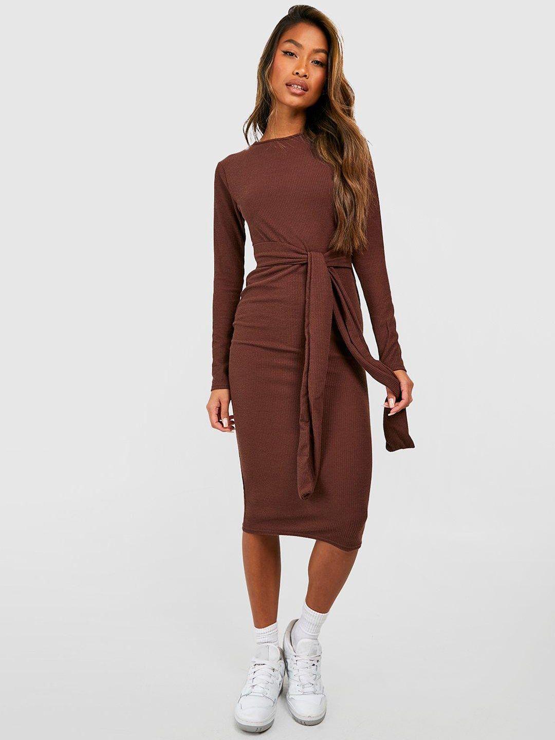 boohoo bodycon midi dress