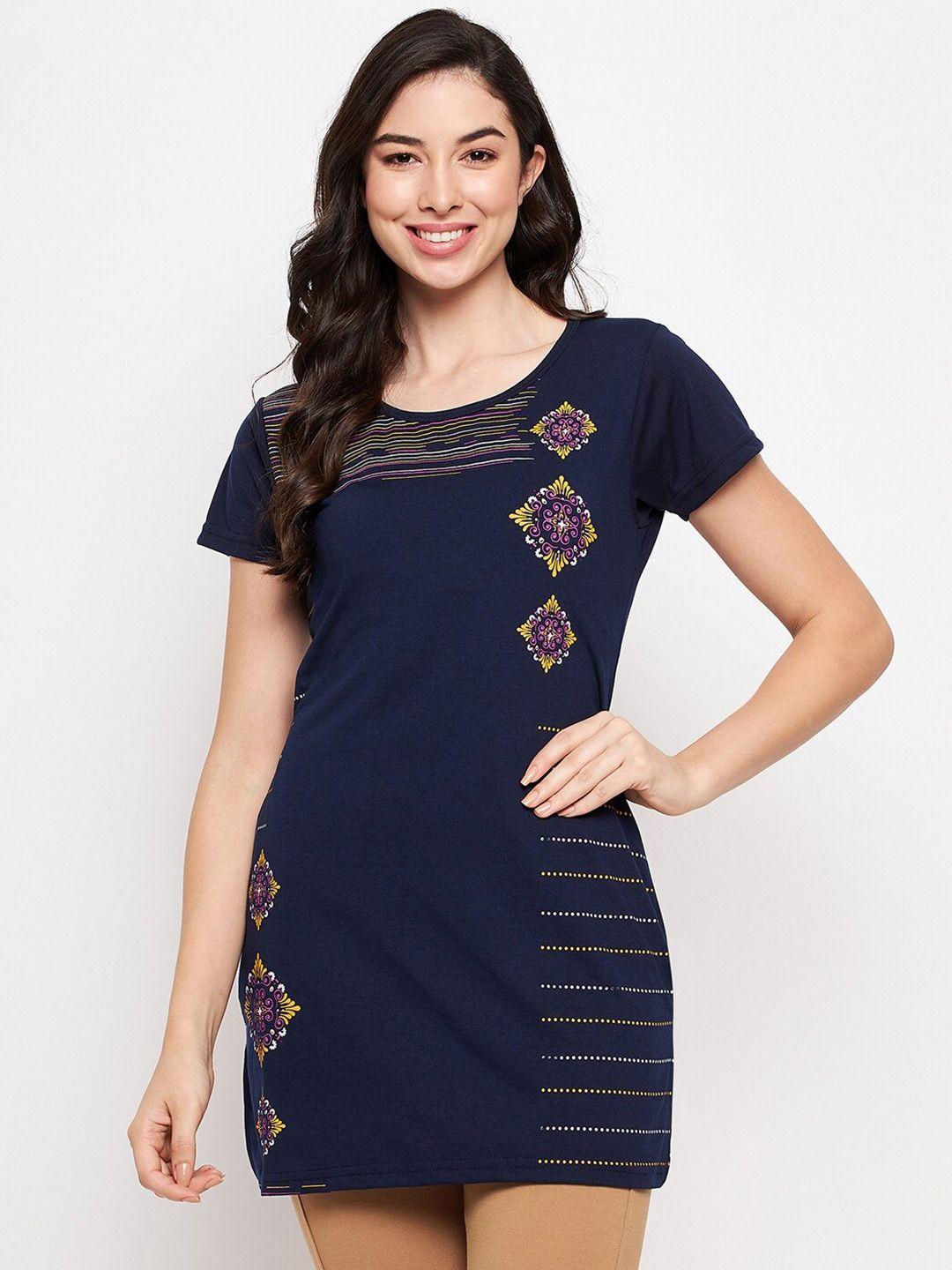 vero amore ethnic printed causal t-shirt