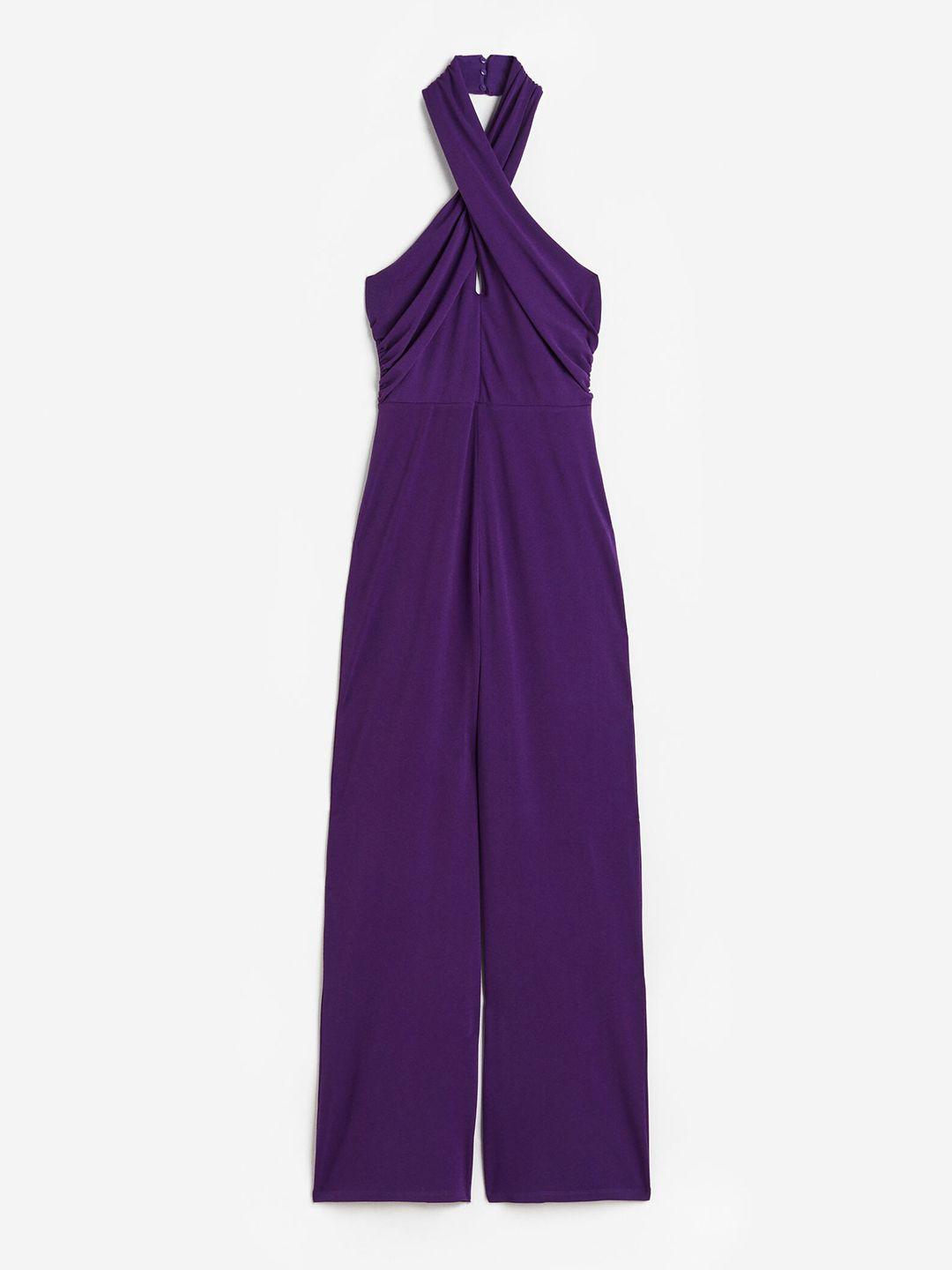 h&m women halterneck jumpsuit