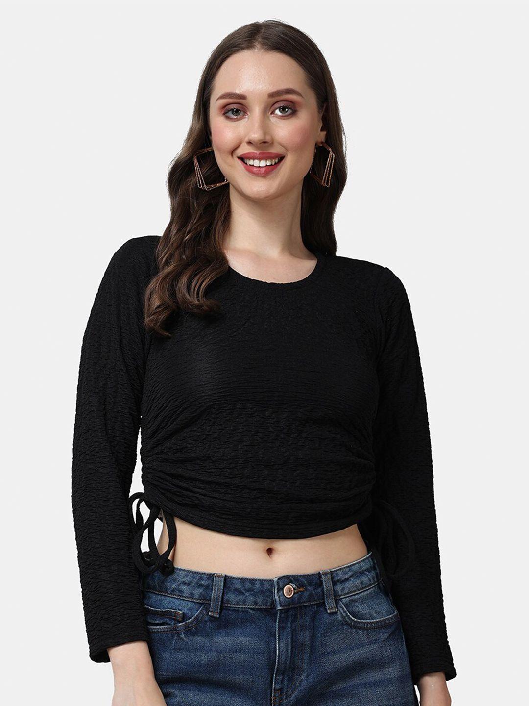 popwings round neck long sleeve top