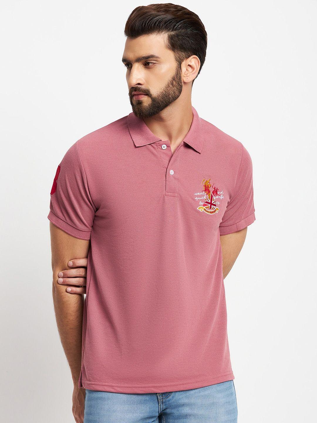 vero amore polo collar cotton t-shirt