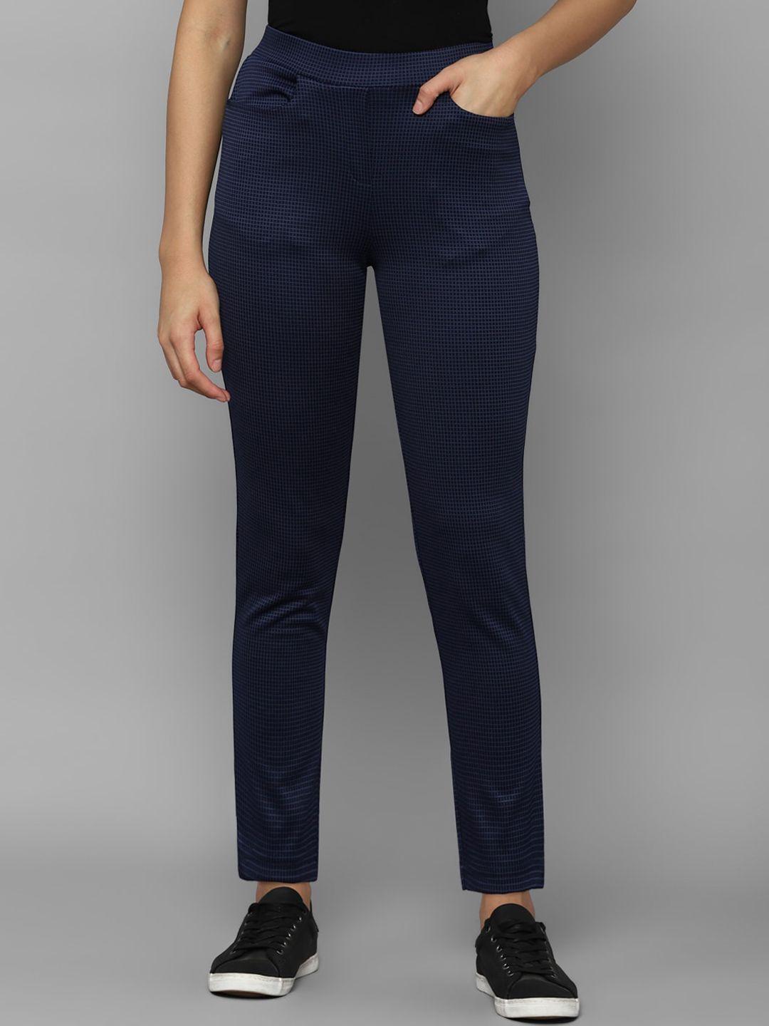 allen solly woman mid-rise trousers