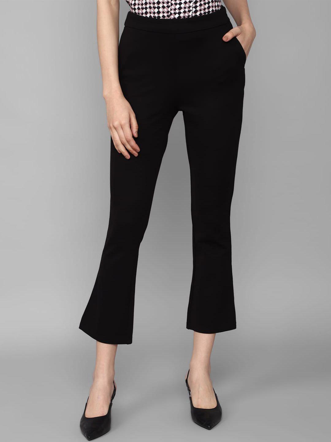 allen solly woman mid-rise trousers