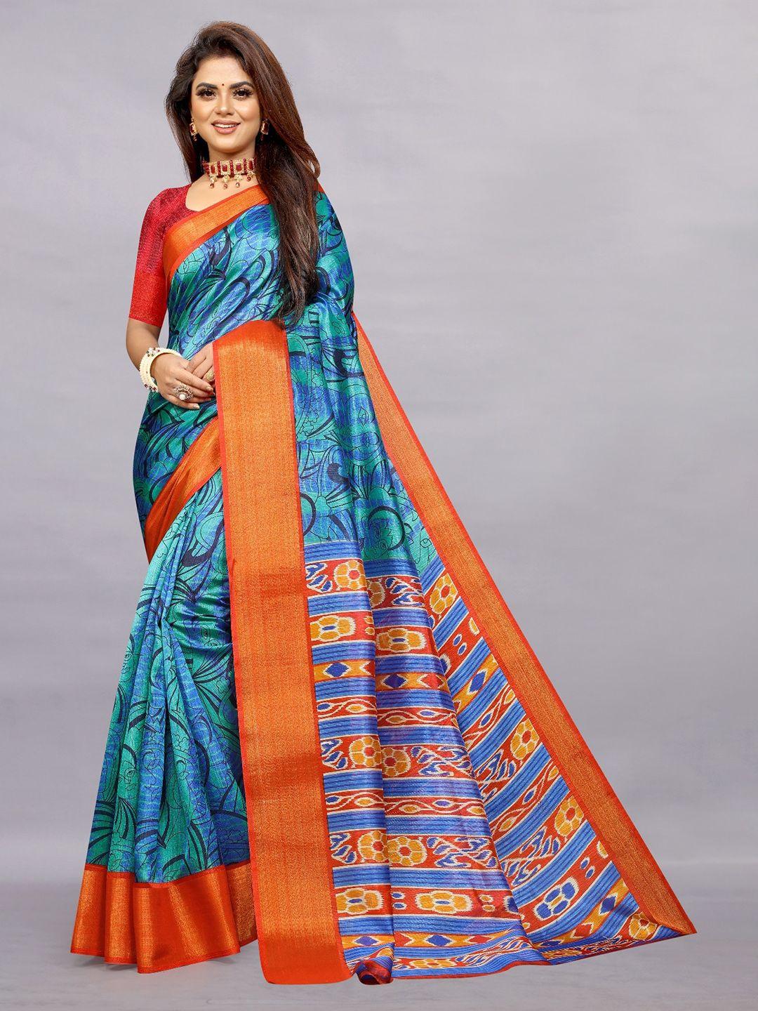 rhey silk cotton bhagalpuri saree