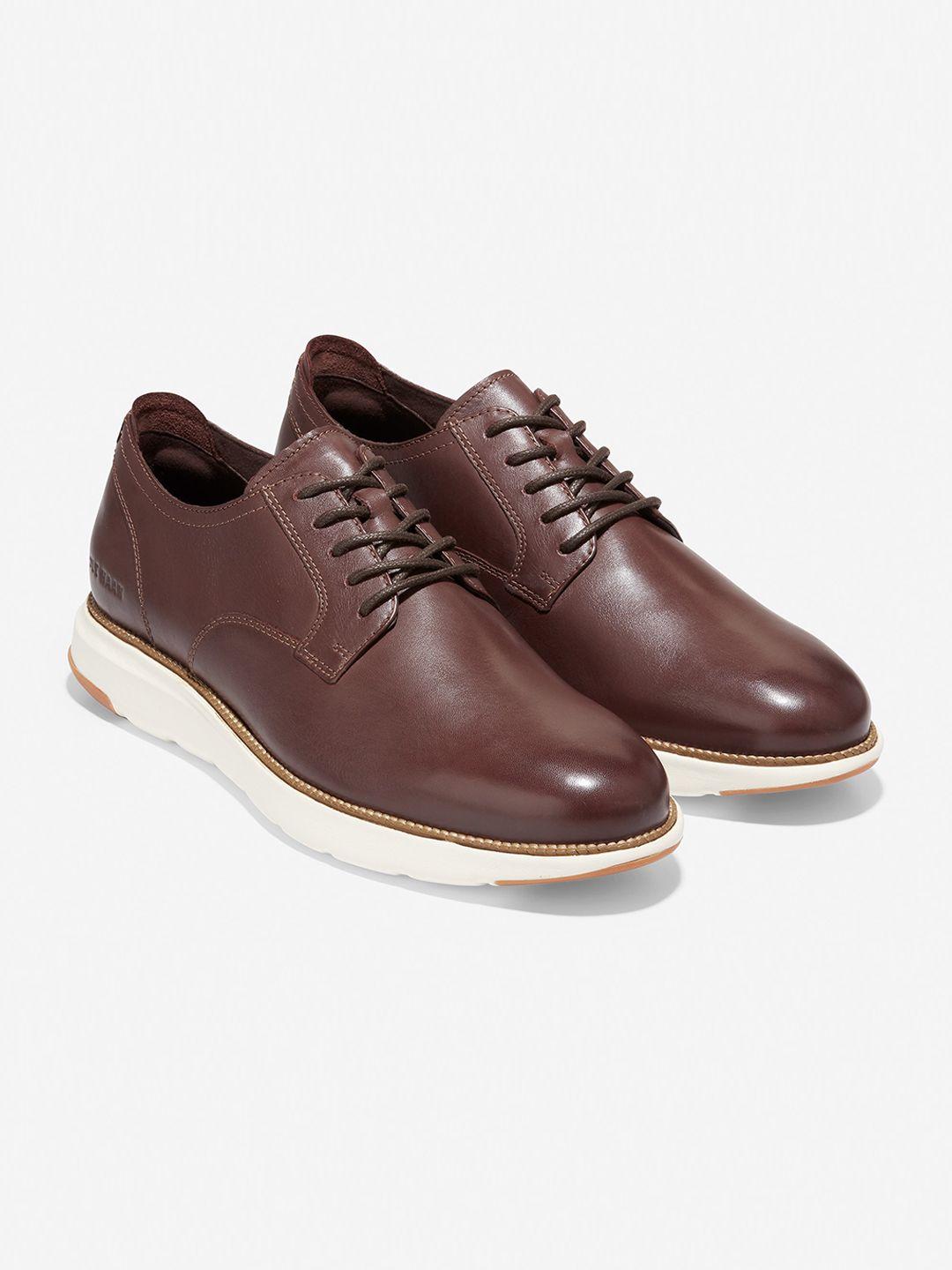 cole haan dk. brown men grand atlantic oxford derbys