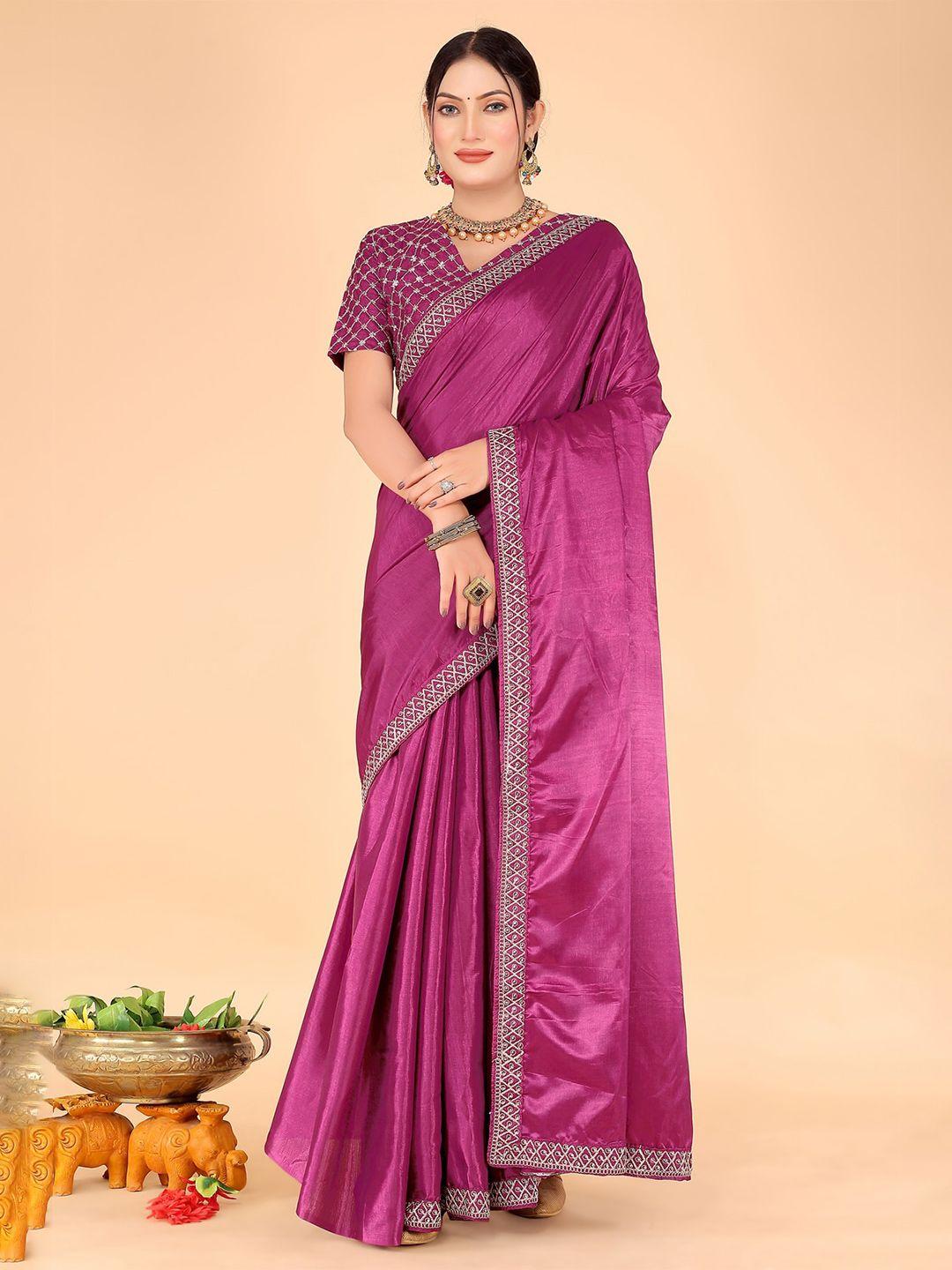 saadhvi embroidered art silk saree