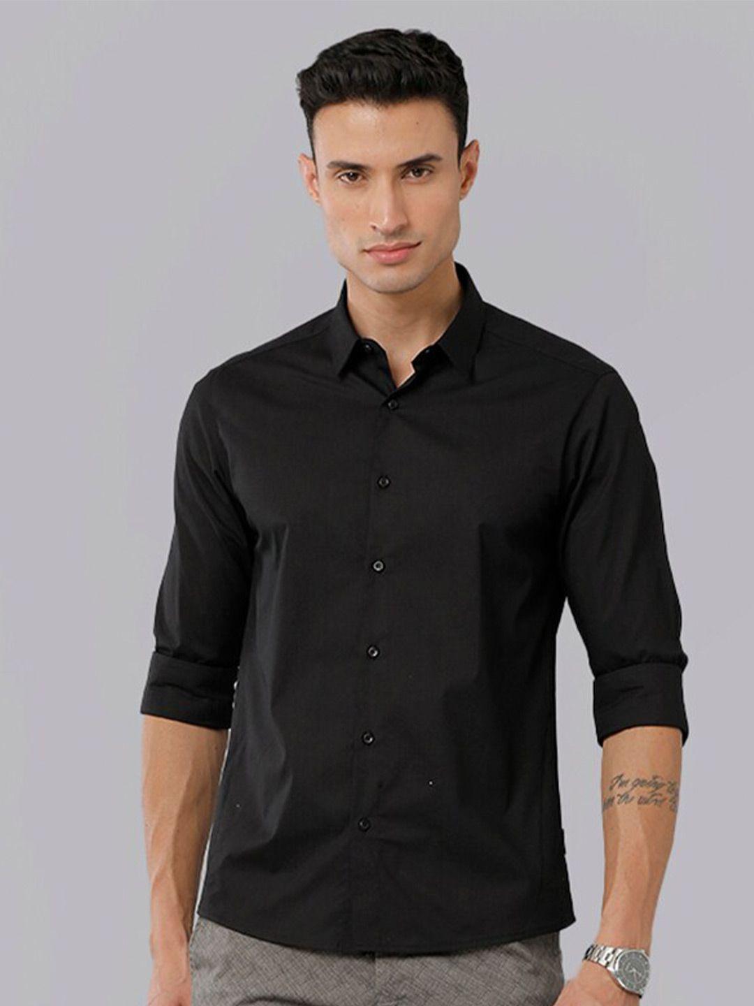 voi jeans slim fit opaque casual shirt