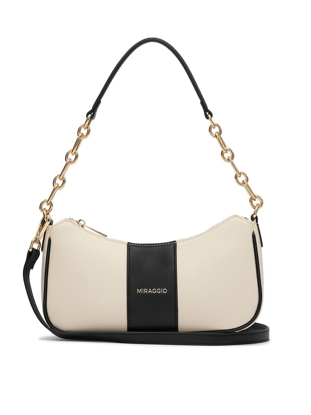 miraggio structured hobo bag