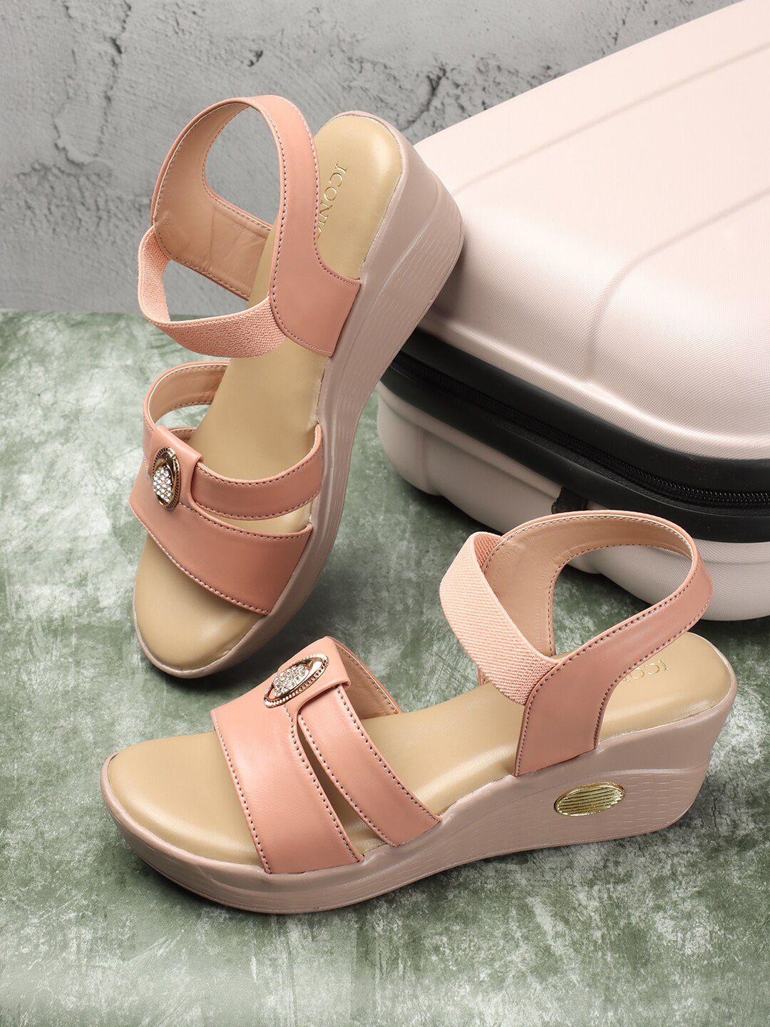 iconics solid wedge heels