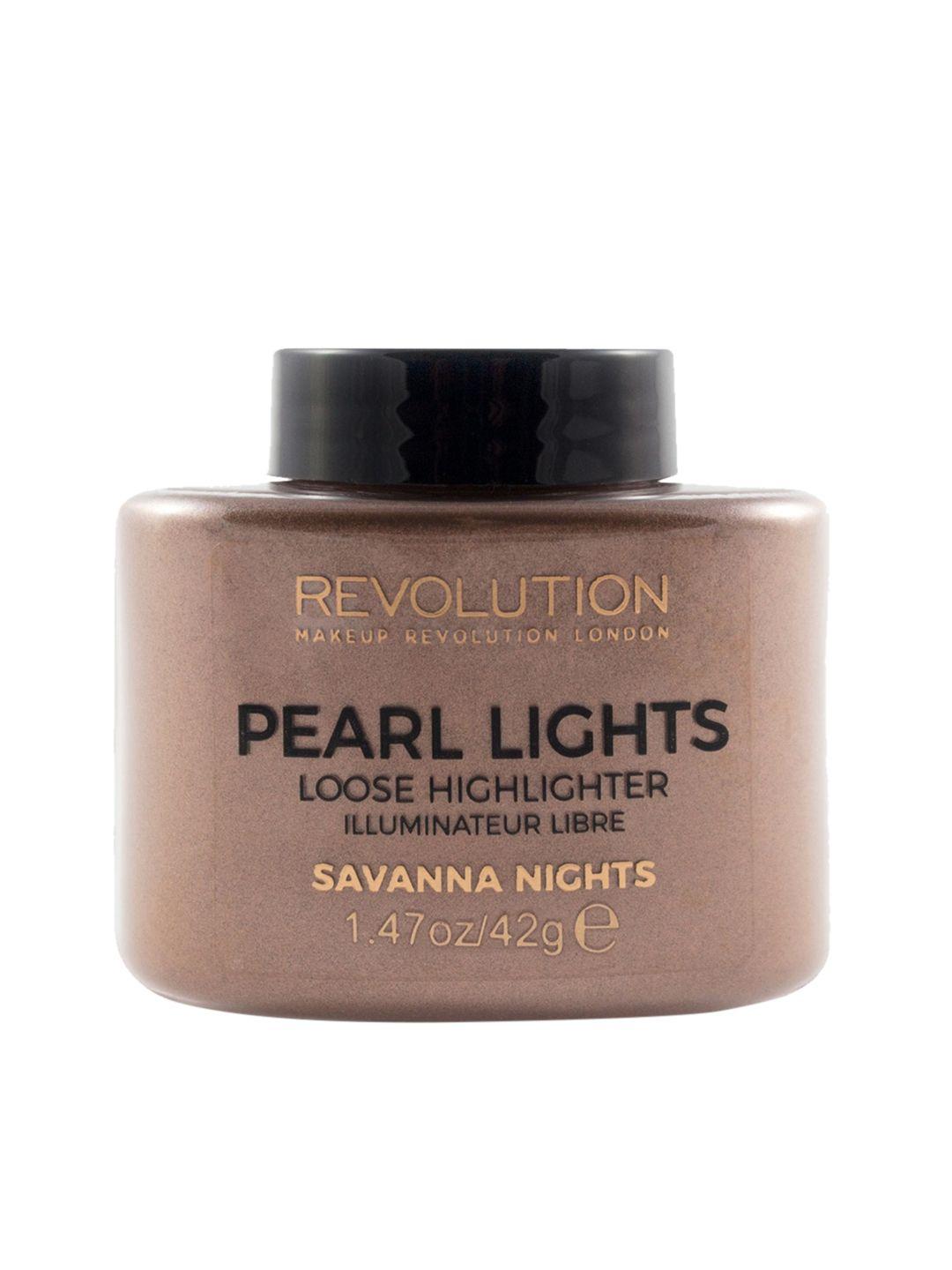 makeup revolution london savana nights pearl lights loose highlighter