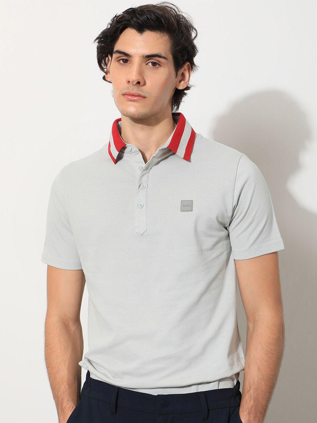 rare rabbit polo collar slim fit cotton casual t shirt