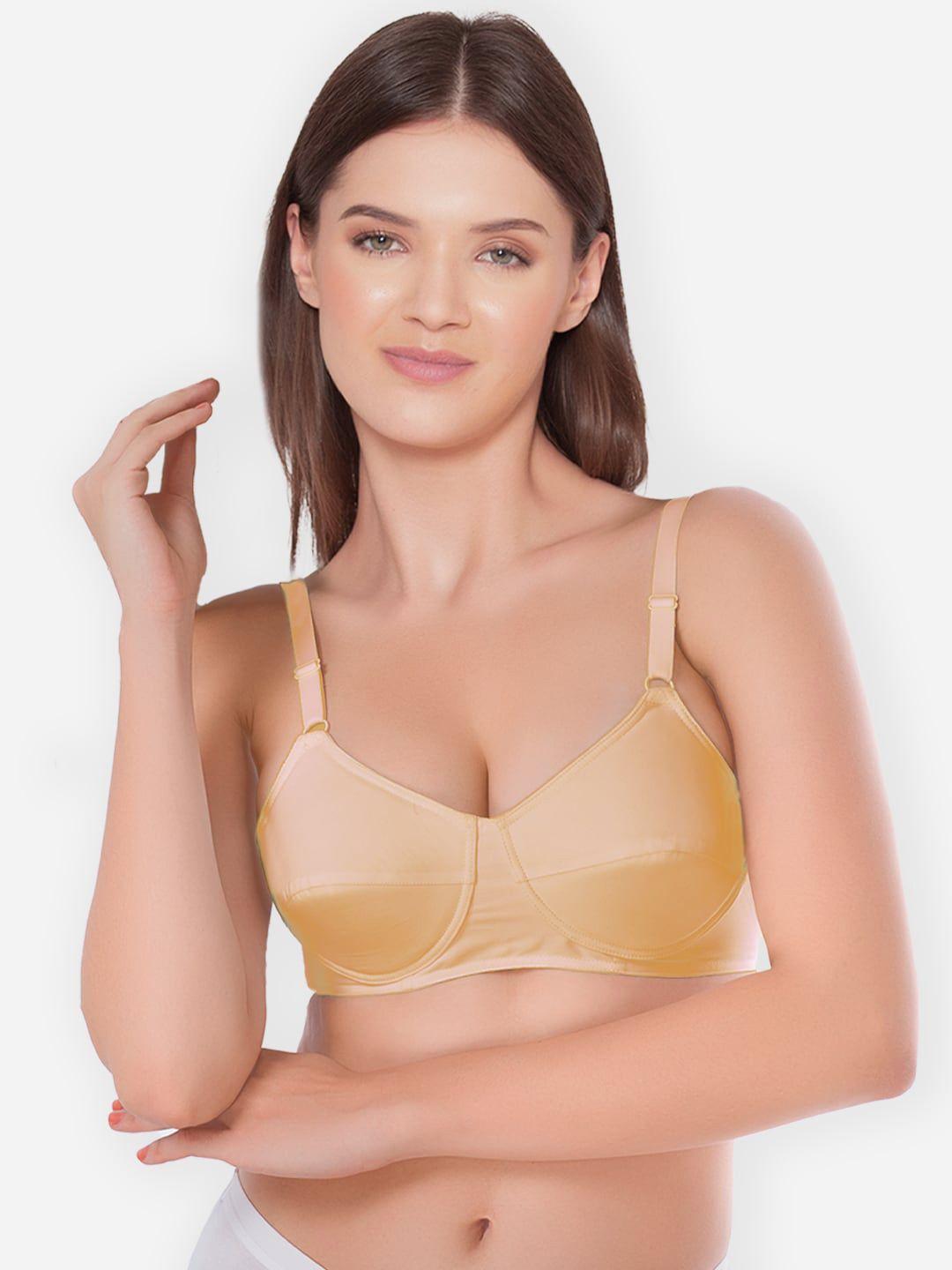 groversons paris beauty full coverage non-padded pure cotton everyday bra organic