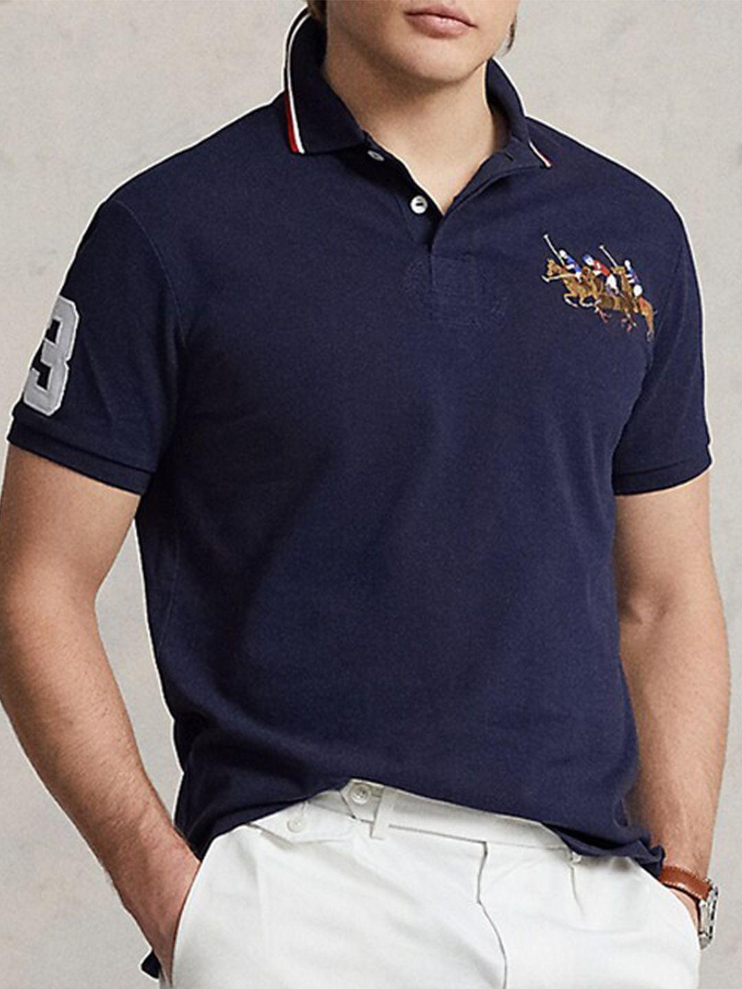 polo ralph lauren slim-fit cotton polo t-shirt