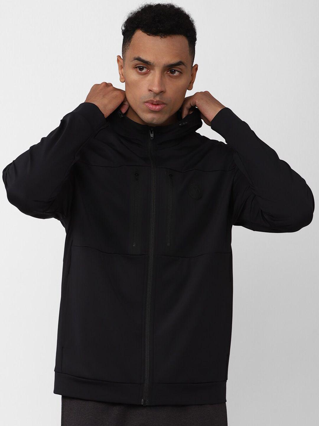 van heusen flex hooded longline bomber jacket