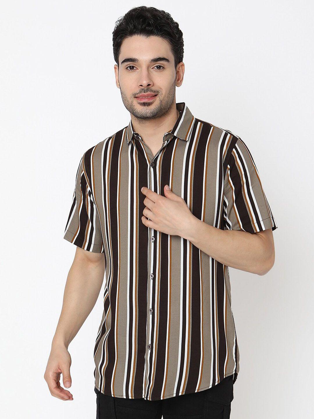 7shores classic striped casual shirt