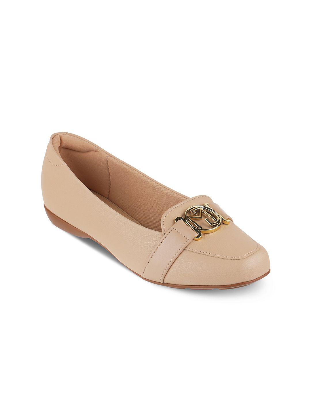 modare buckled slip on ballerinas