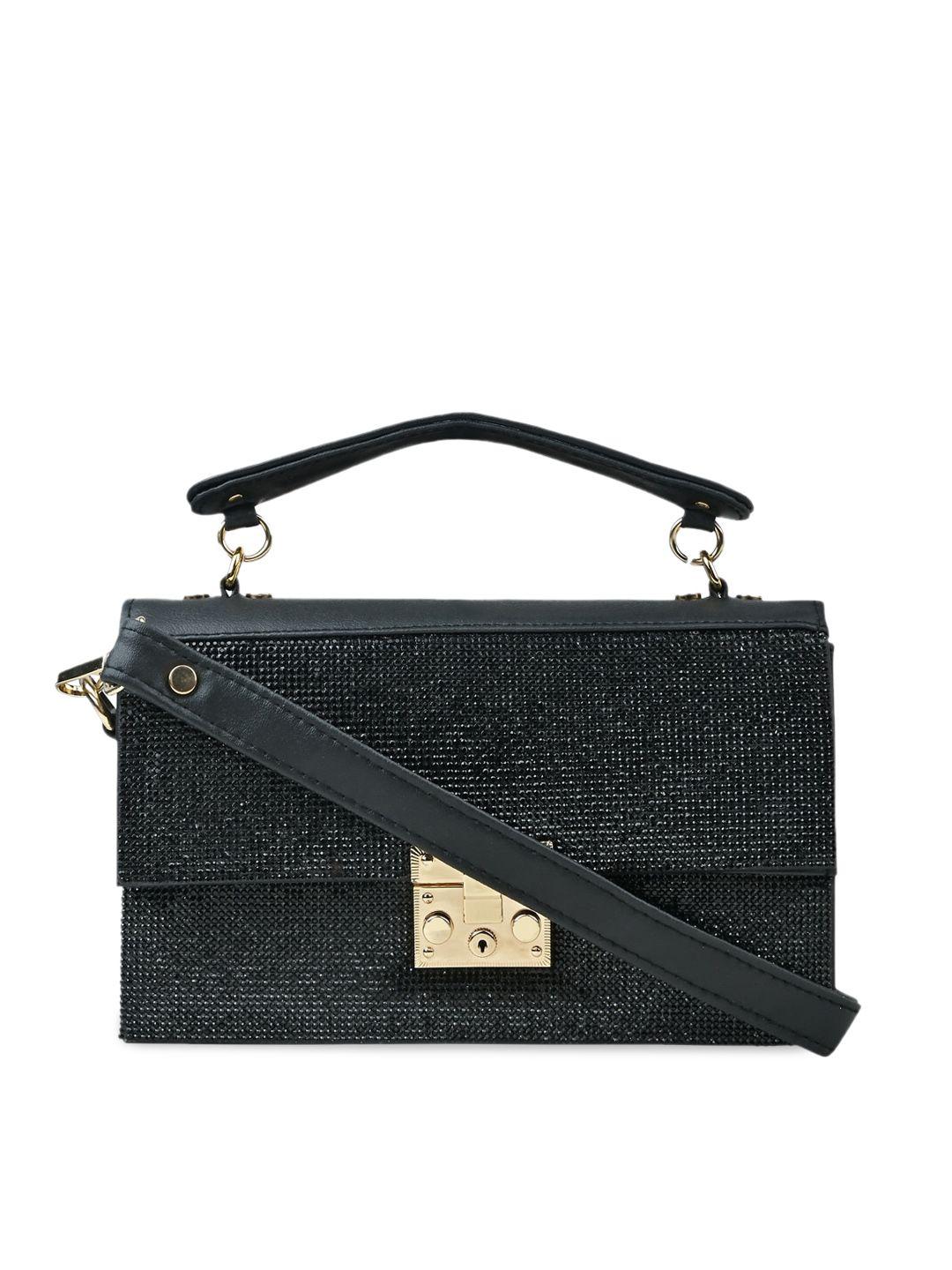 vdesi textured structured satchel bag