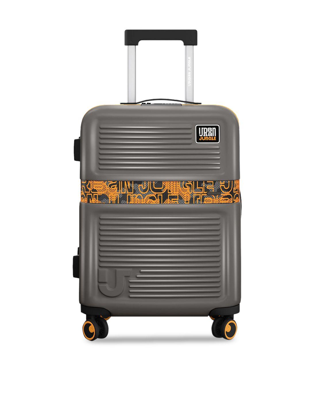 urban jungle textured cabin hard luggage trolley