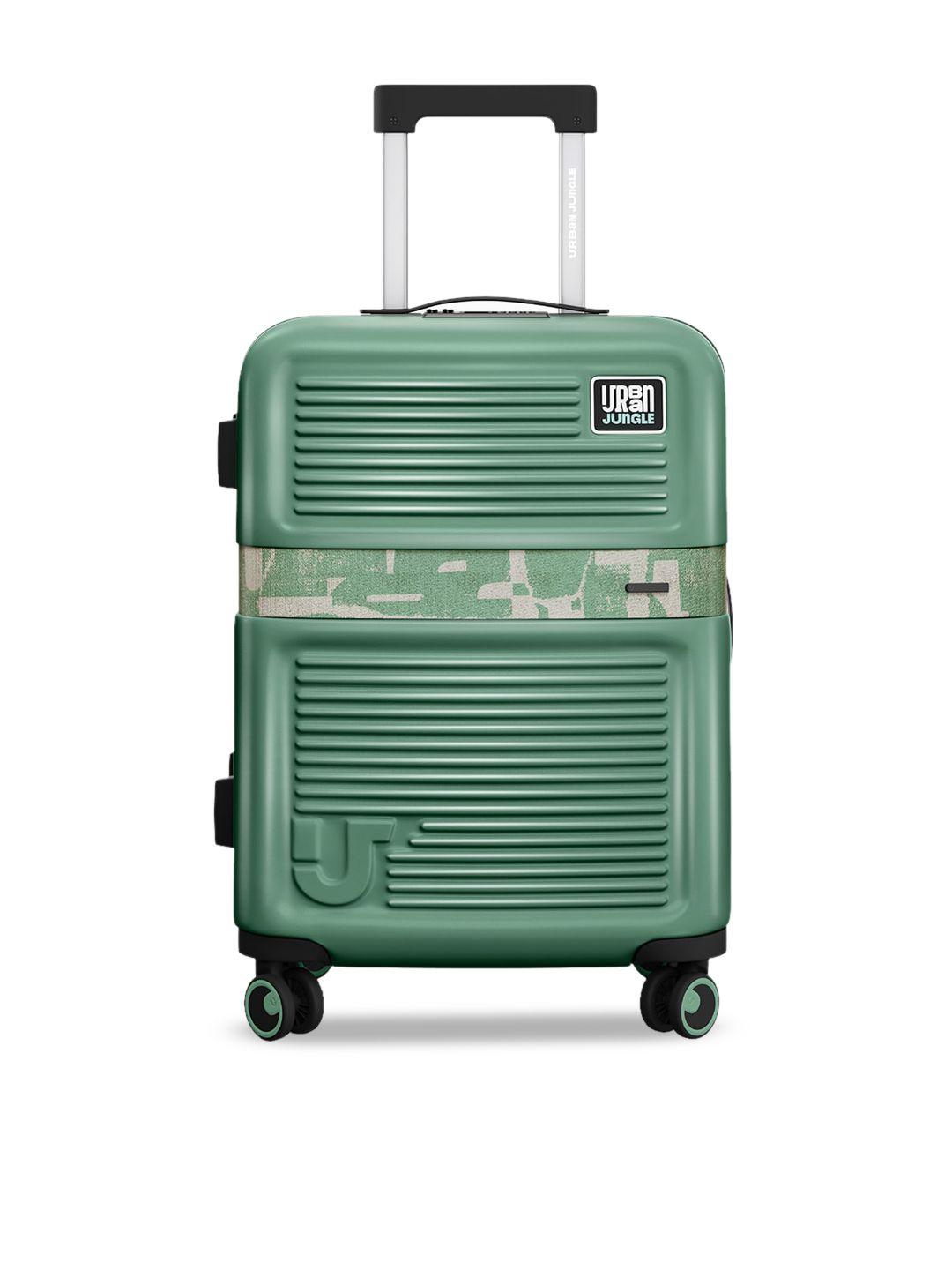 urban jungle textured cabin hard luggage trolley