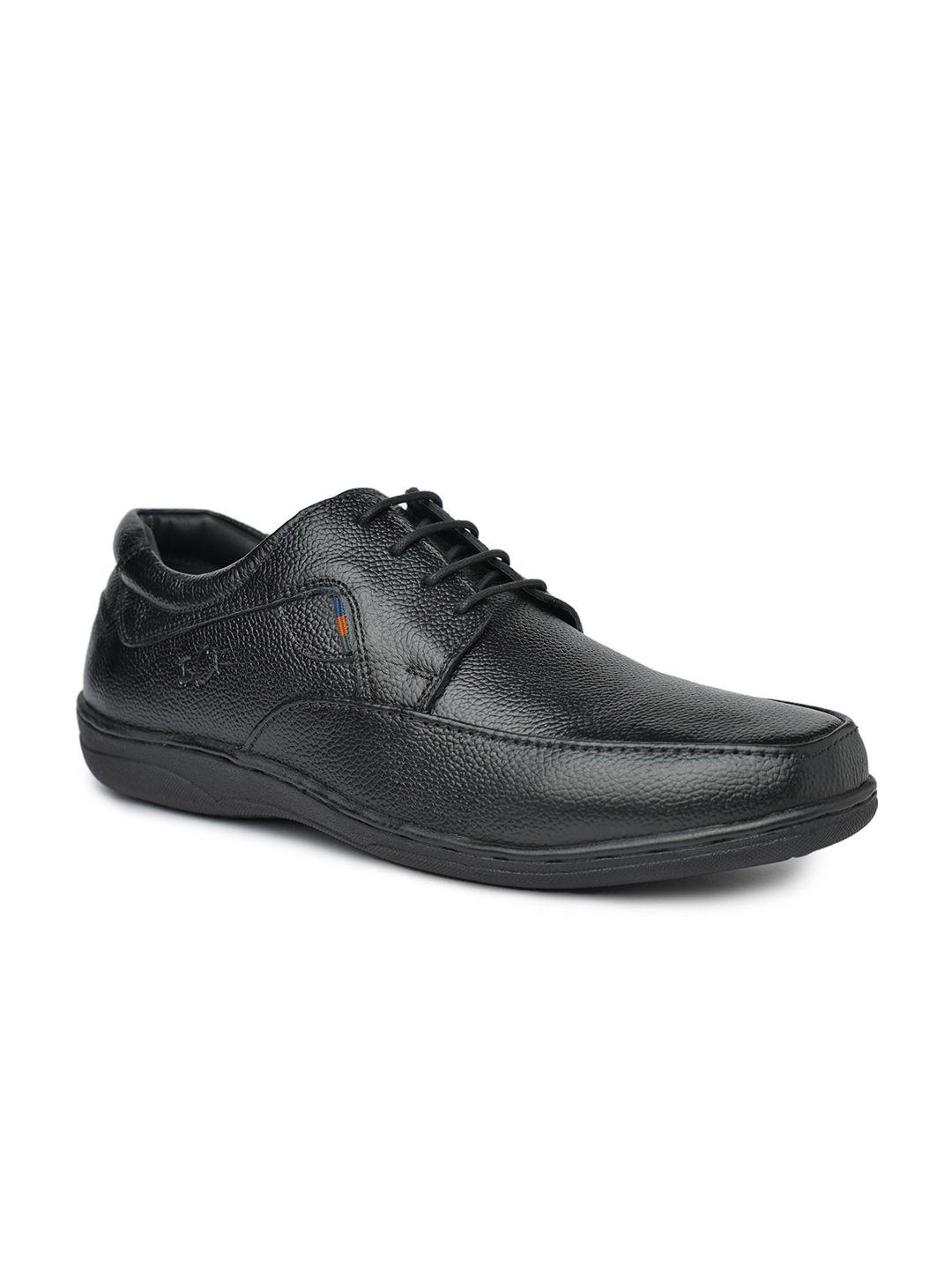 buckaroo men himar textured leather formal derbys