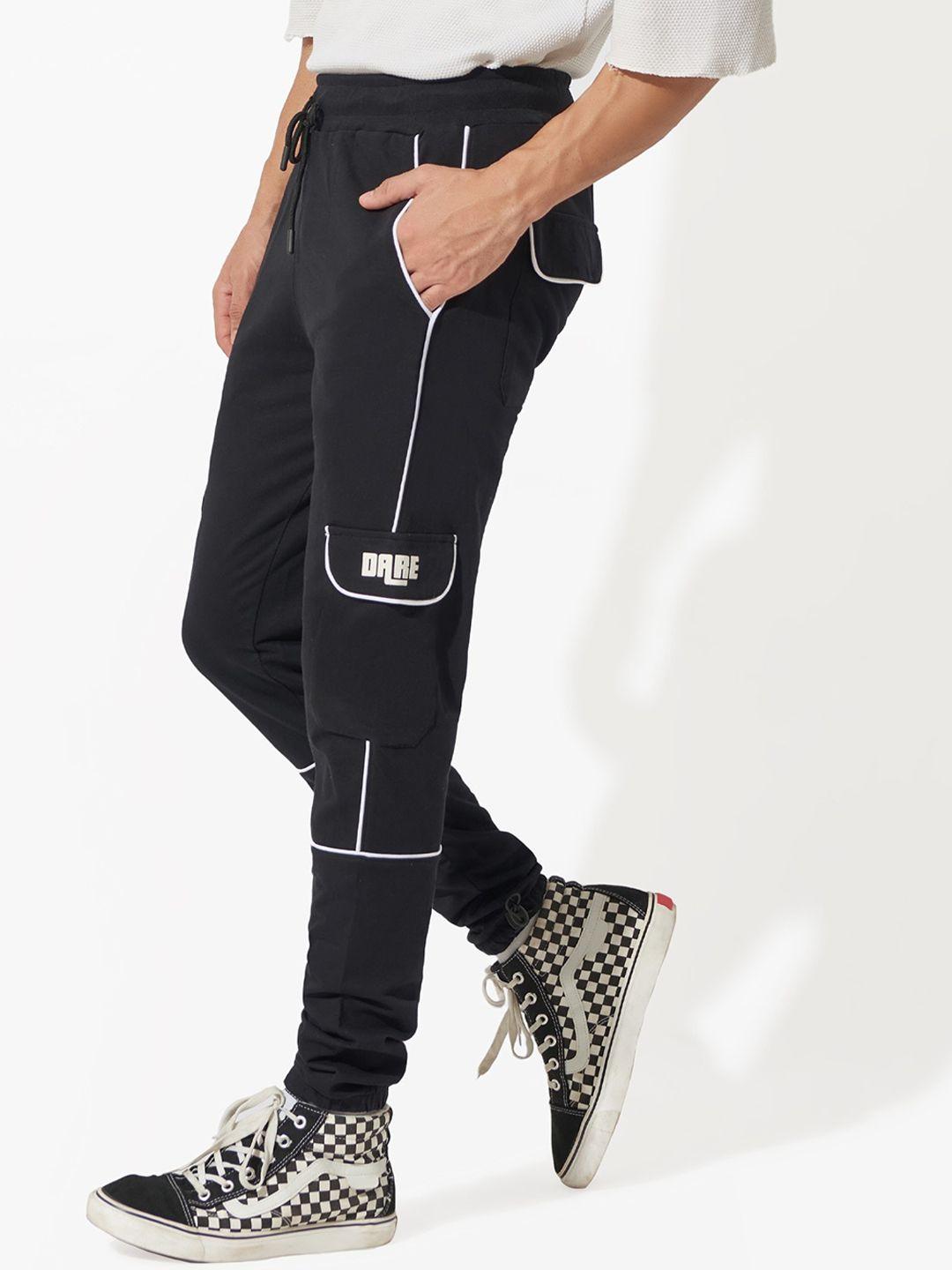 maniac men mid-rise slim-fit cotton joggers