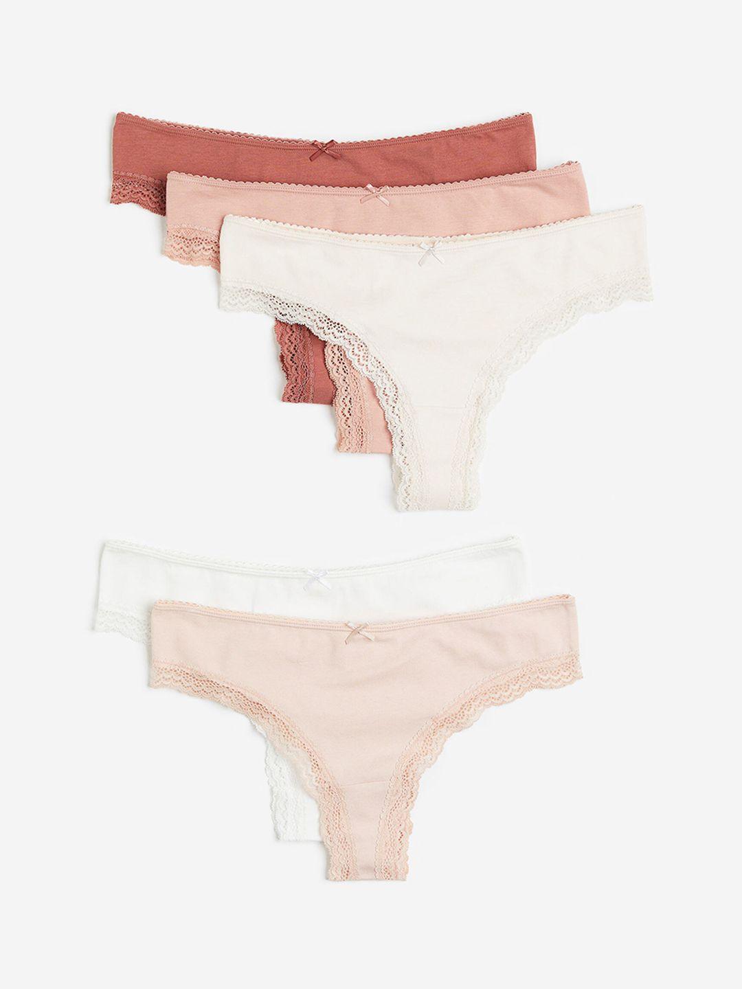 h&m women 5-pack brazilian briefs