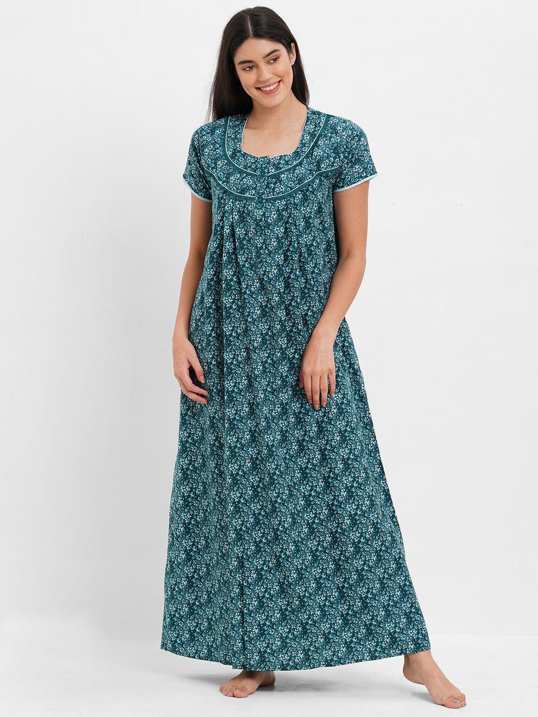 sweet dreams floral printed maxi nightdress